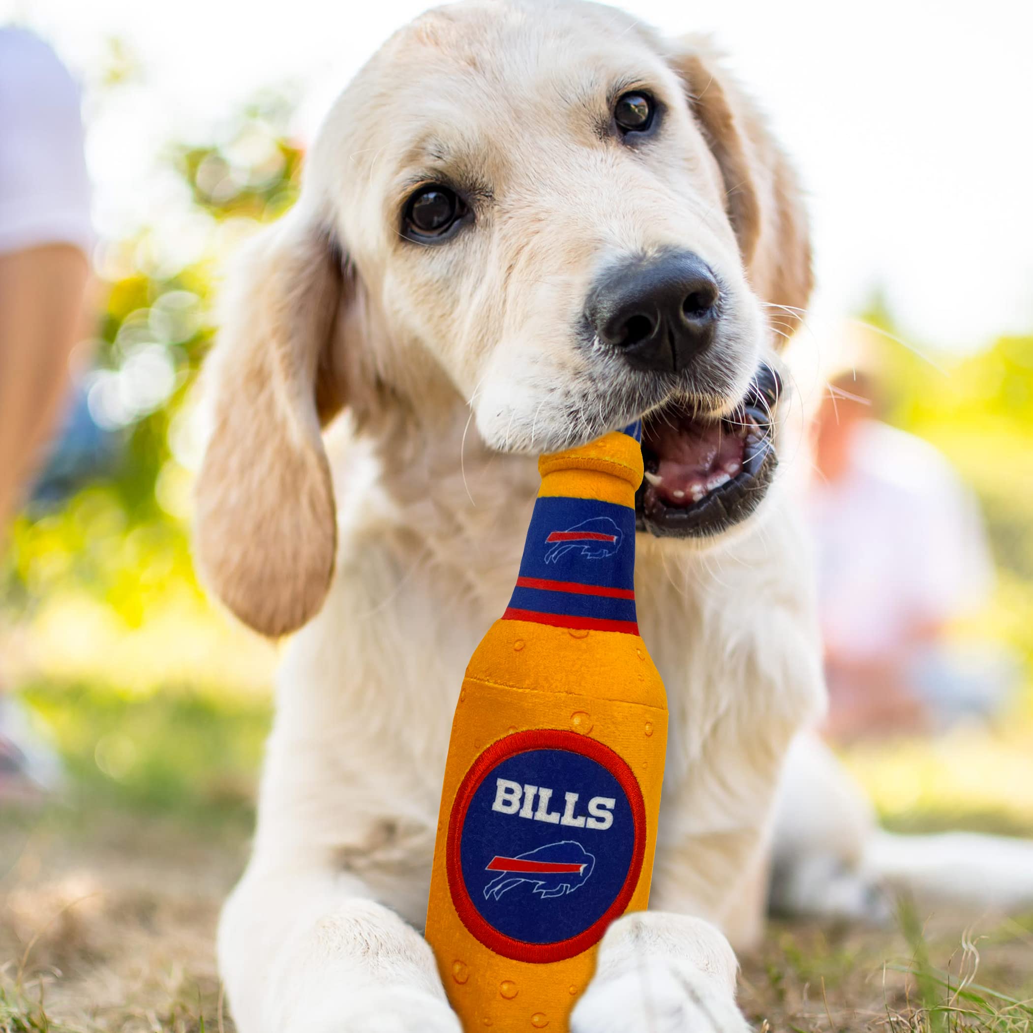 Nfl Buffalo Bills Beer Bottle Plush Dog & Cat Squeak Toy - Cutest Stadium Soda Bottle Snack Plush Toy For Dogs & Cats With Inner
