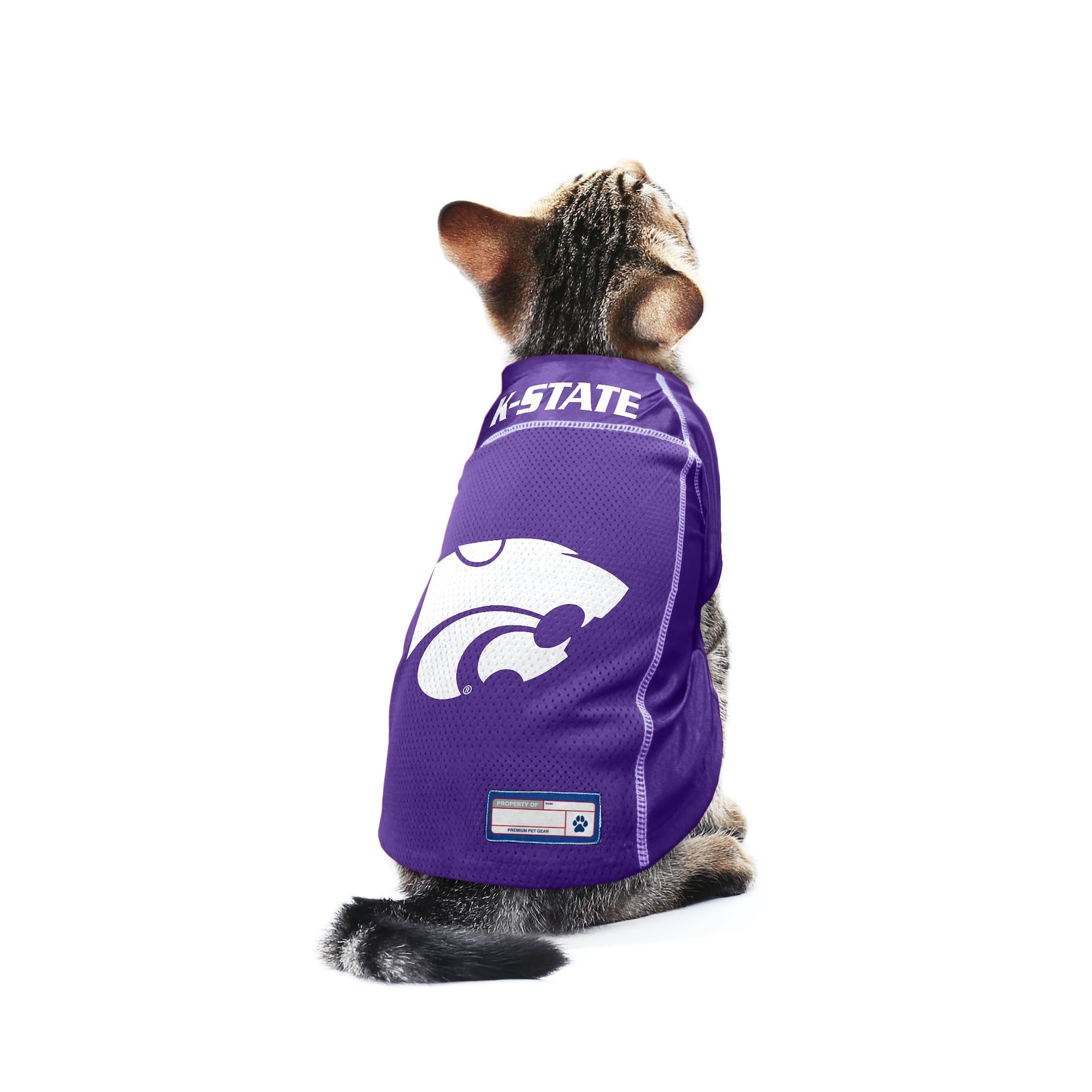 Littlearth Unisex-Adult Ncaa Kansas State Wildcats Basic Pet Jersey, Team Color, X-Small