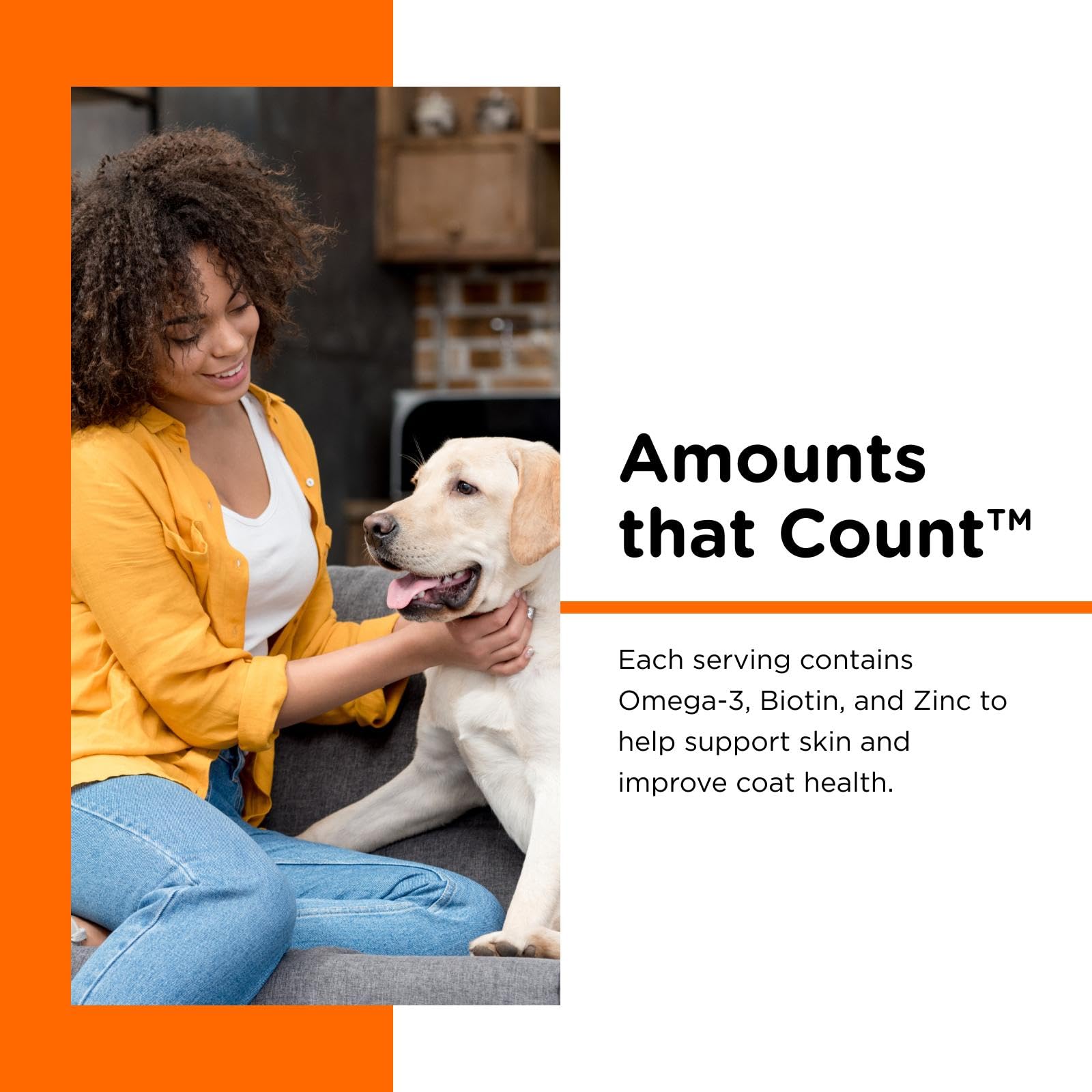 Nutri-Vet Skin & Coat Biscuits for Dogs, Tasty Dog Treat, Dog Skin and Coat Supplement, Small Sized Biscuit, Omega-3 and Biotin