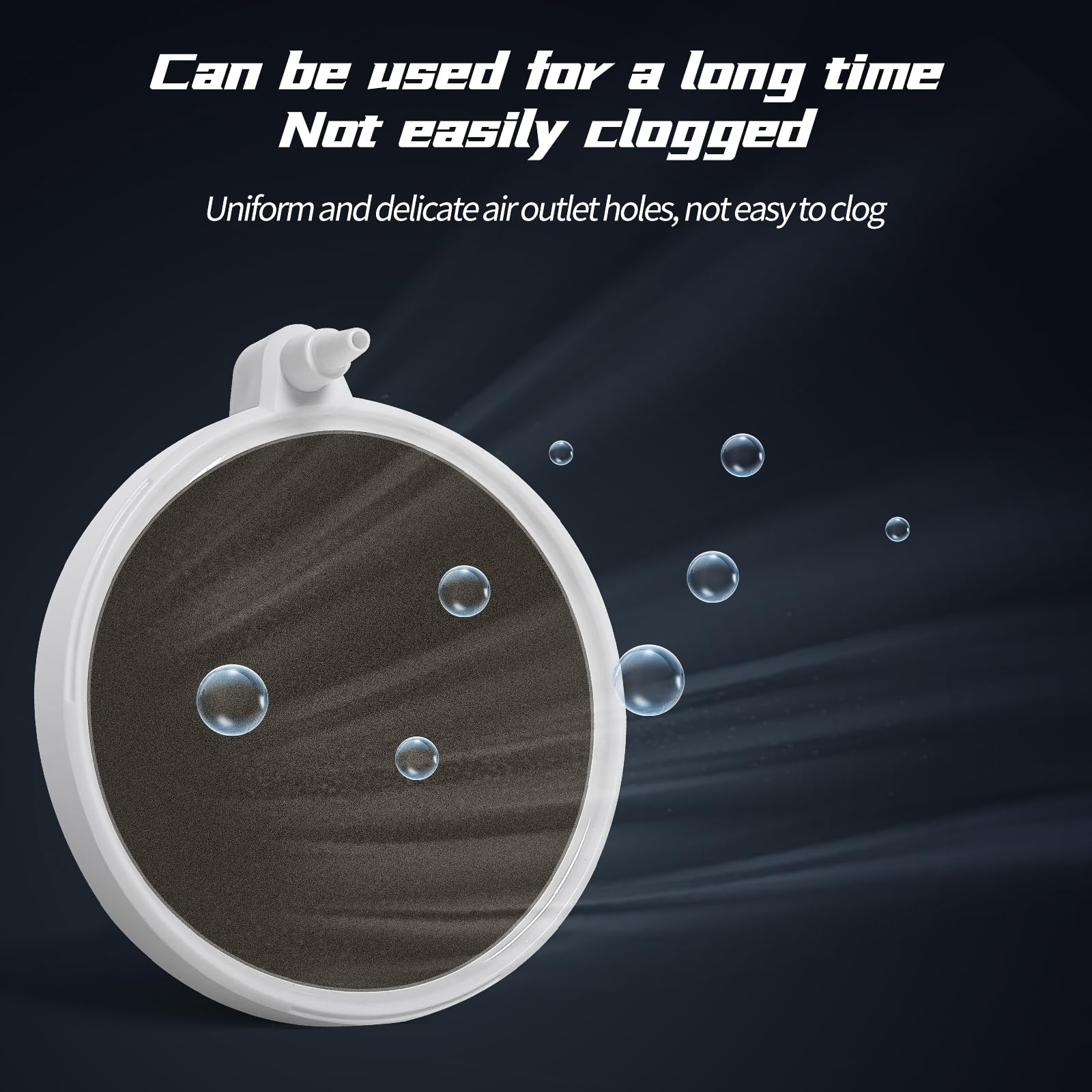 UPETTOOLS Aquarium Air Stones - 5 Inch Fish Tank Bubbler Stone, Ultra-High Dissolved Oxygen Diffuser Nano Airstone Aerator for F