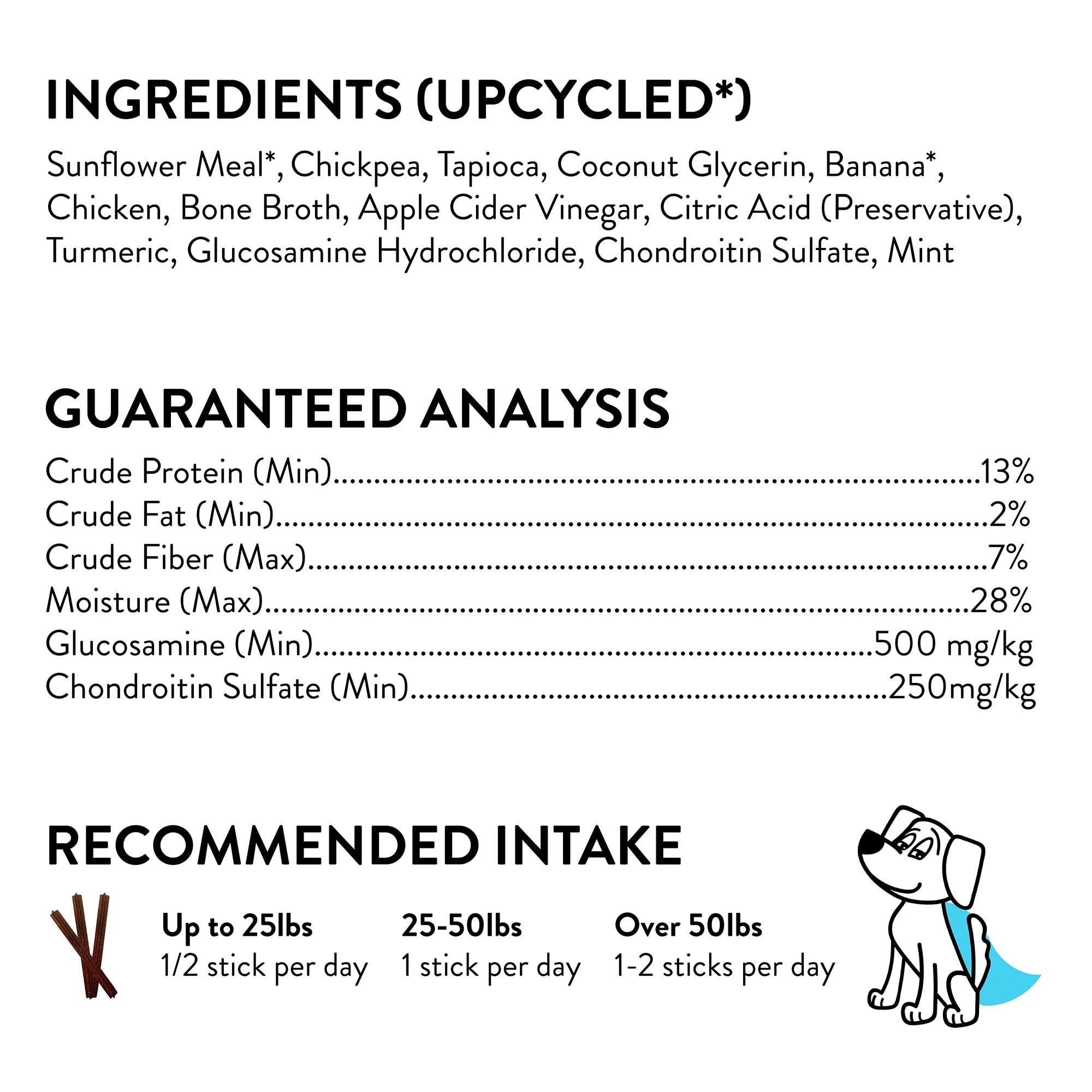 Shameless Pets Dental Treats for Dogs, Banana Bone-Anza - Healthy Dental Sticks with Hip & Joint Support for Teeth Cleaning & Fr