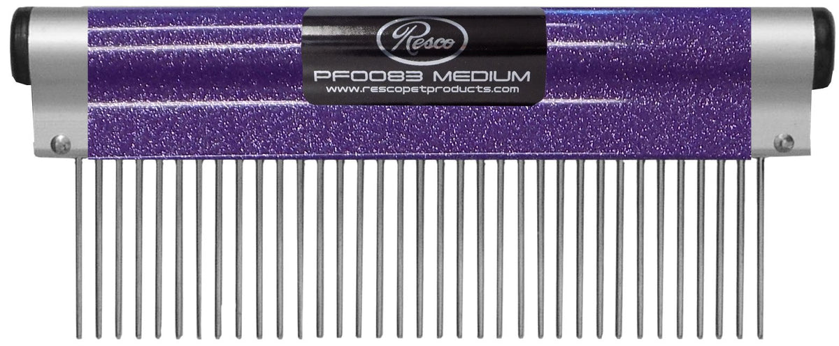 Resco Usa-Made Wrap Comb For Pets, Medium, Sparkle Purple