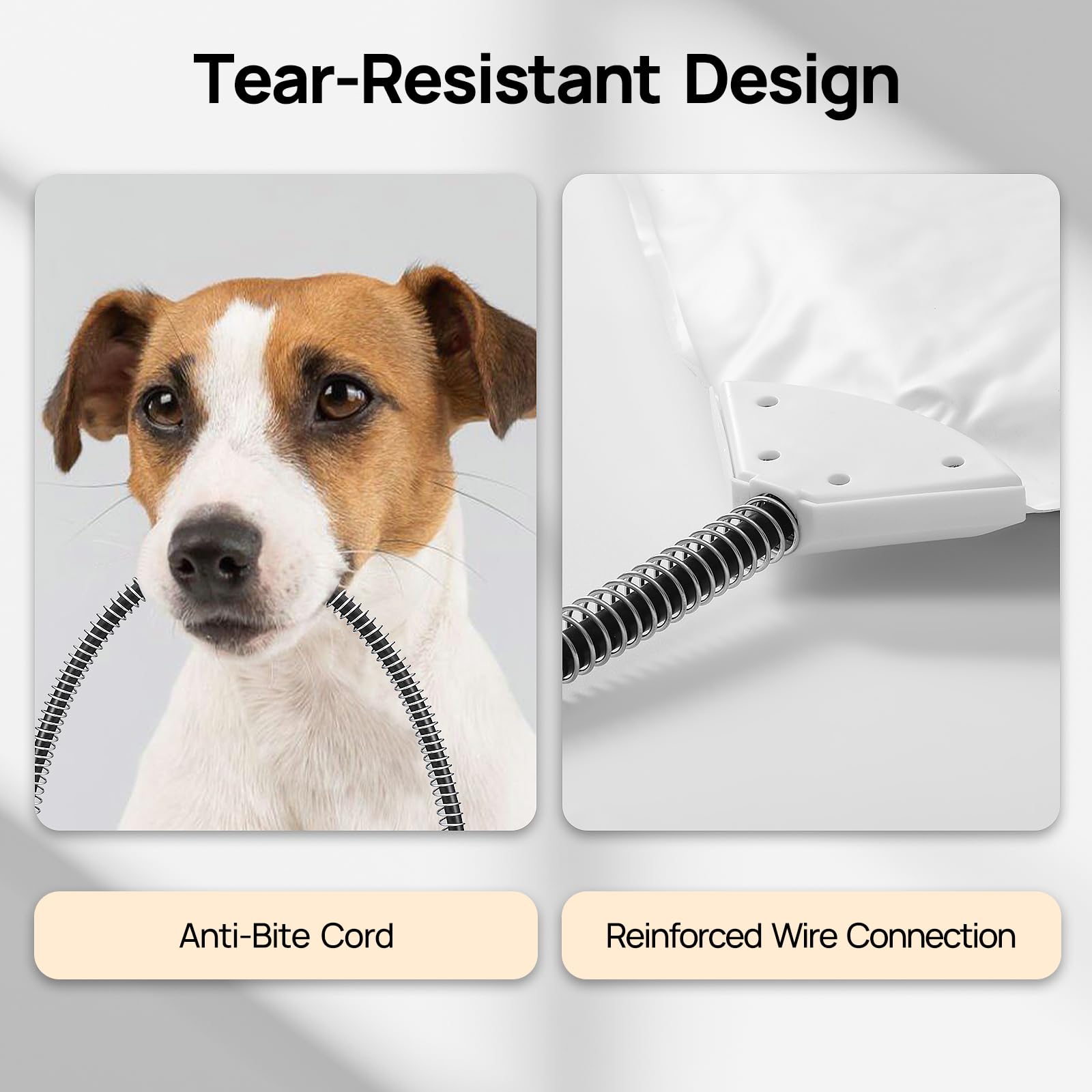 Turbro 48X28    Extra Large Pet Heating Pad, Electric Heated Dog Bed For Large Breeds, Air Valve Design, Anti-Bite Cord, Ultra-S