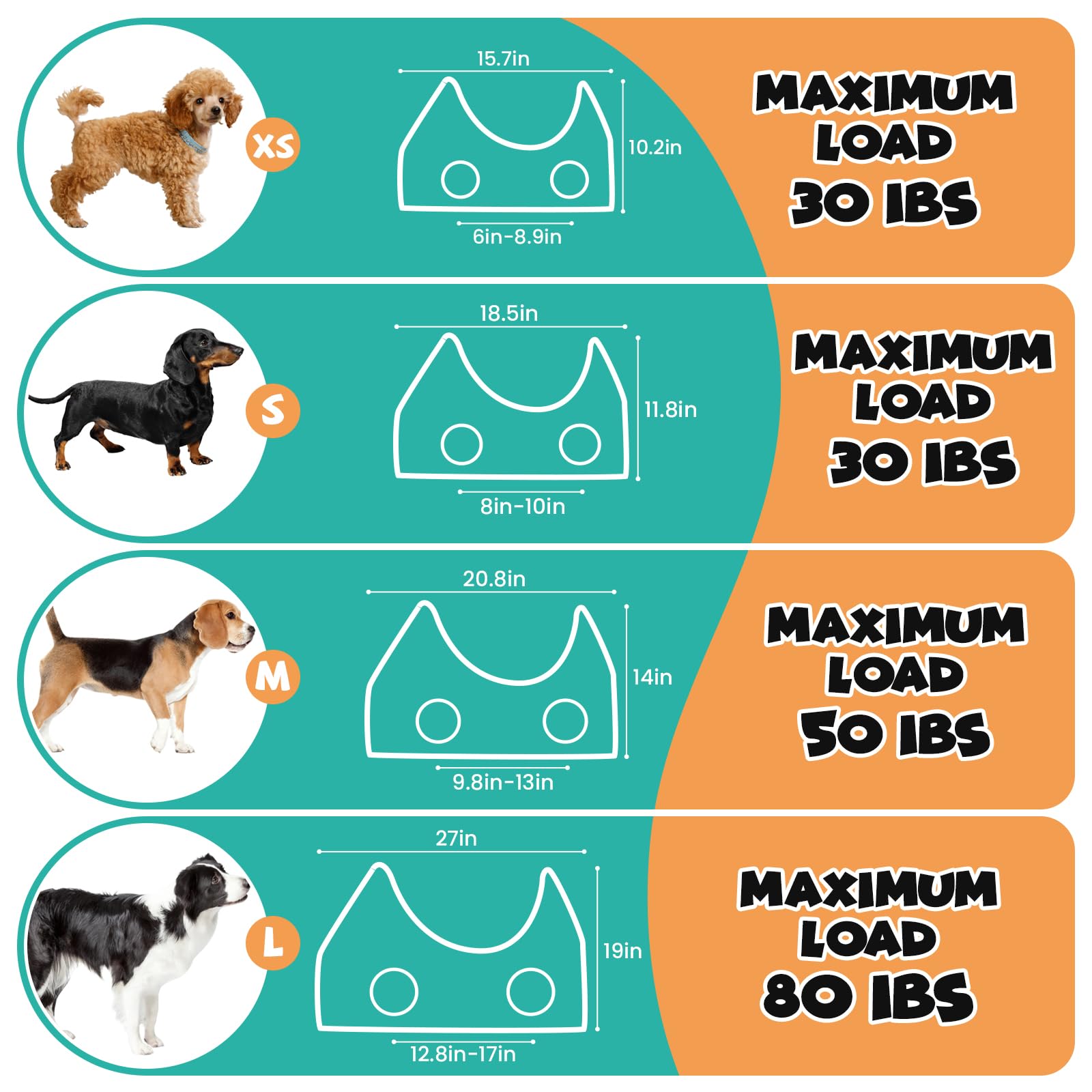 Wscxsc Dog Grooming Kit, Dog Grooming Supplies, Dog Grooming Hammock, Dog Grooming Harness, Dog Nail Clippers, Dog Nail Grinder, Hooks, Dog Hammock Kit For Nail Trimming/Hair Trimming(Coffee, M)