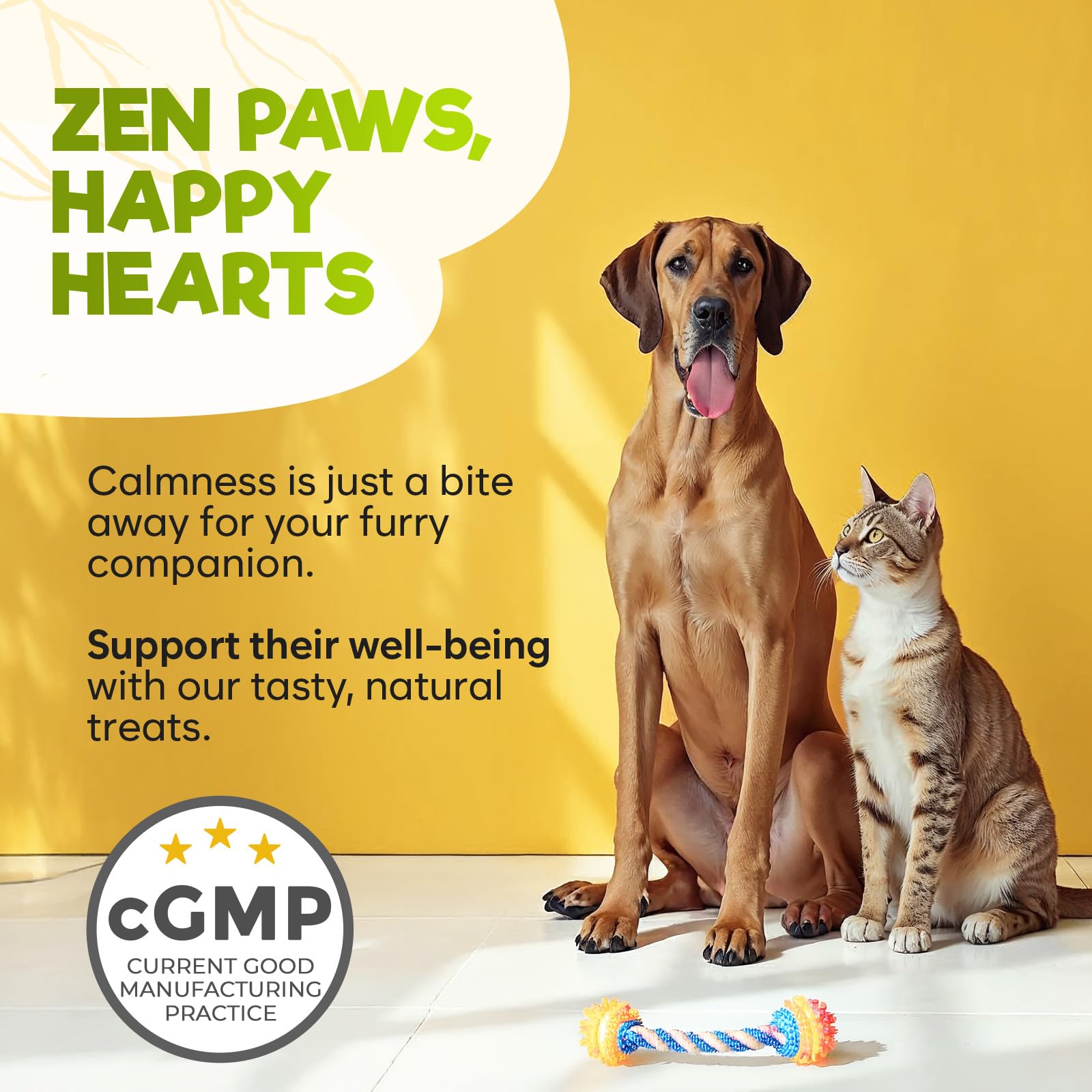 ZENO Hemp Calming Chews for Dogs Anxiety 200 pcs - Chicken Flavored - Anxiety Relief - Calming Chews Treats - Melatonin for Dogs