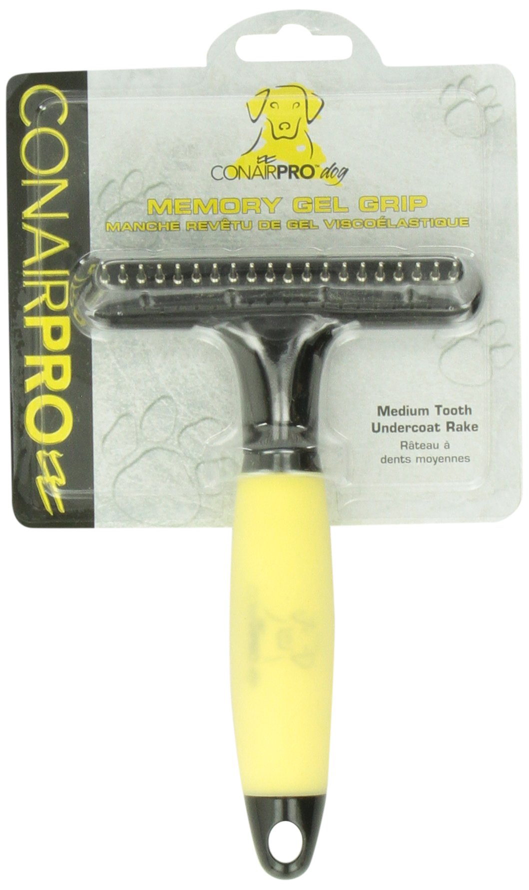 CONAIRPRO dog & cat Dog Undercoat Rake Medium Tooth 3/4