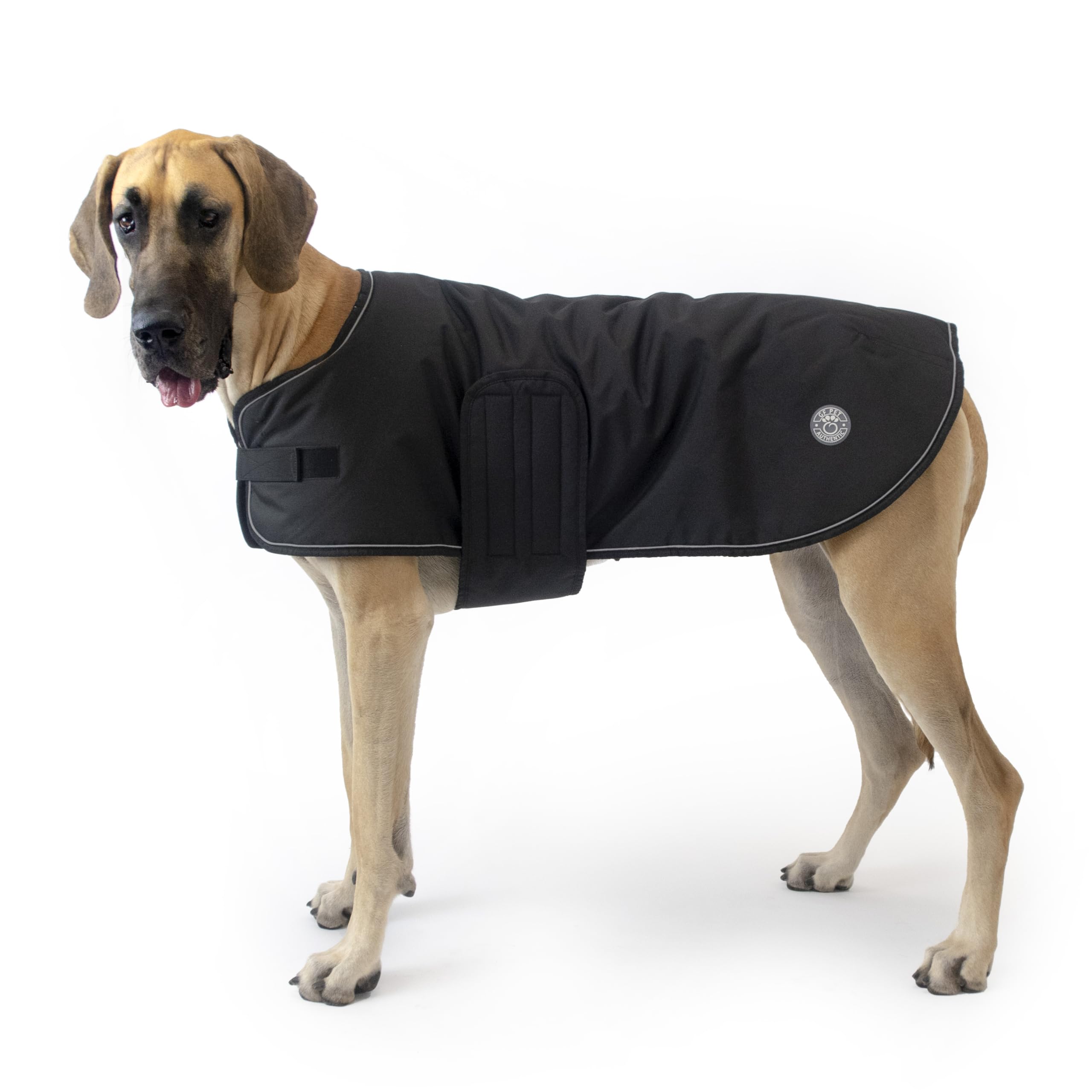 Gf Pet Blanket Jacket Dog Coat – Soft & Cozy Dog Jacket For Dogs | Warm Sherpa Lining | Stylish Winter Coat | For Breeds Small, Medium, Or Large – Black - M