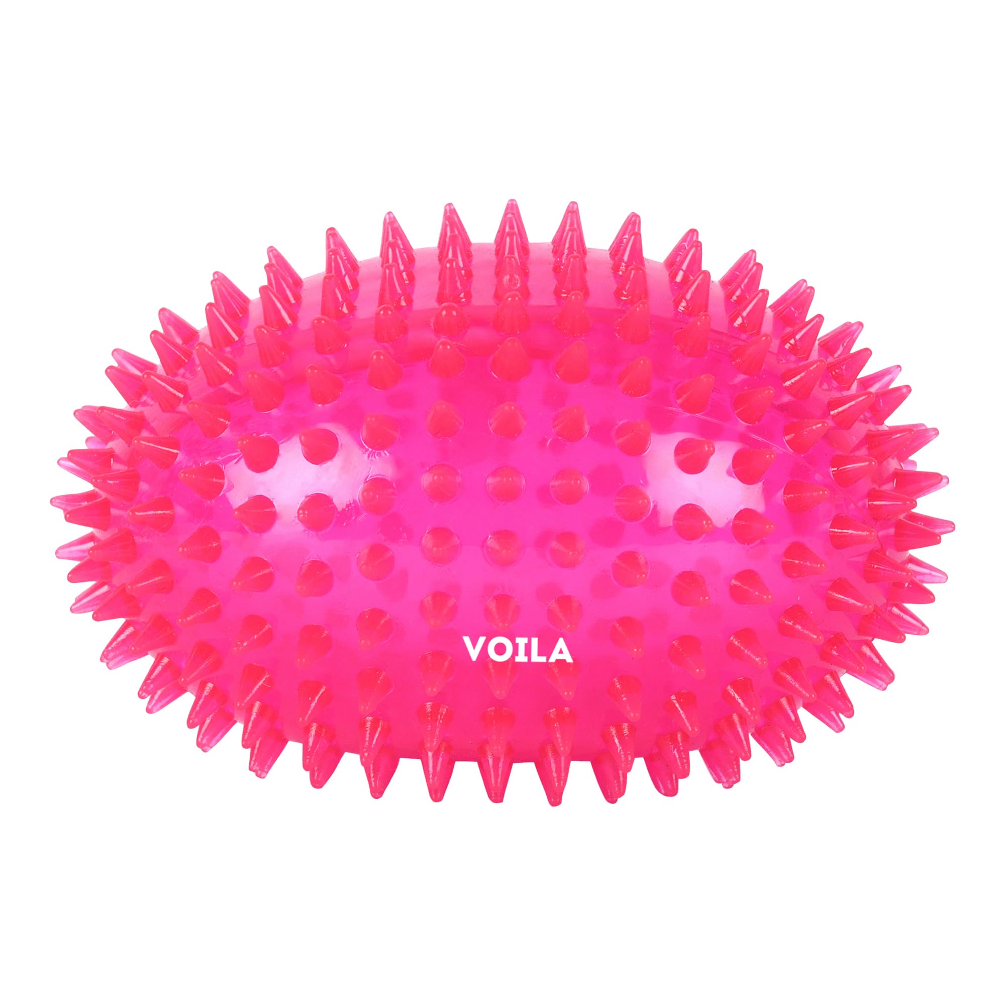Voila Spiky Rubber Dog Toy, Durable & ChewResistant Pet Toy For Dogs Safe & Bouncy Fetch Toy For Medium, Large & Extra Large Do