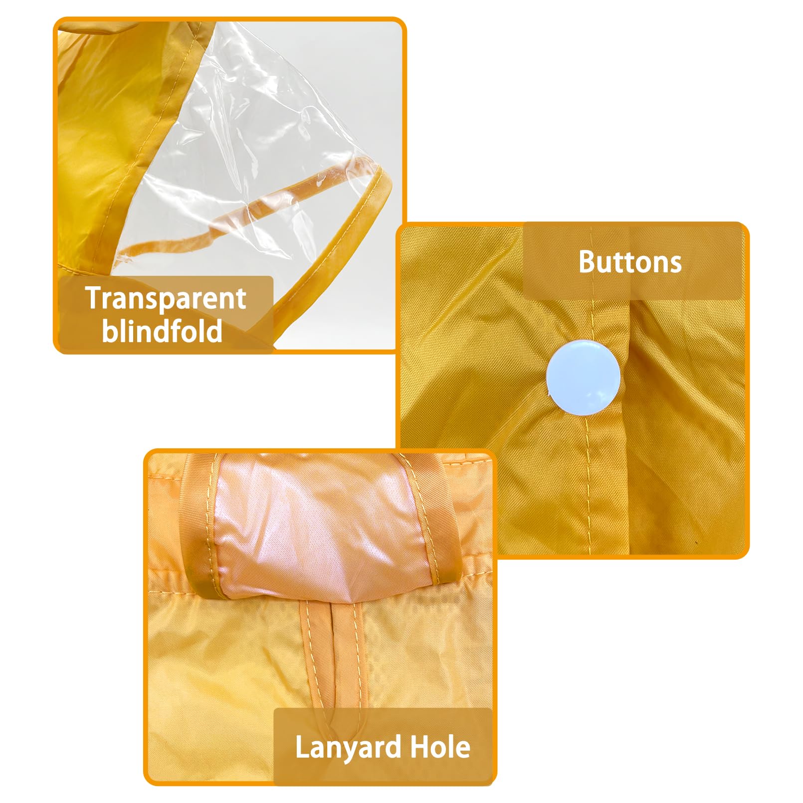 Apatal Waterproof Dog Raincoat, Adjustable 4-Legged Dog Rain Jacket With Hood And Leash Hole Reflective Lightweight Outdoor Rain