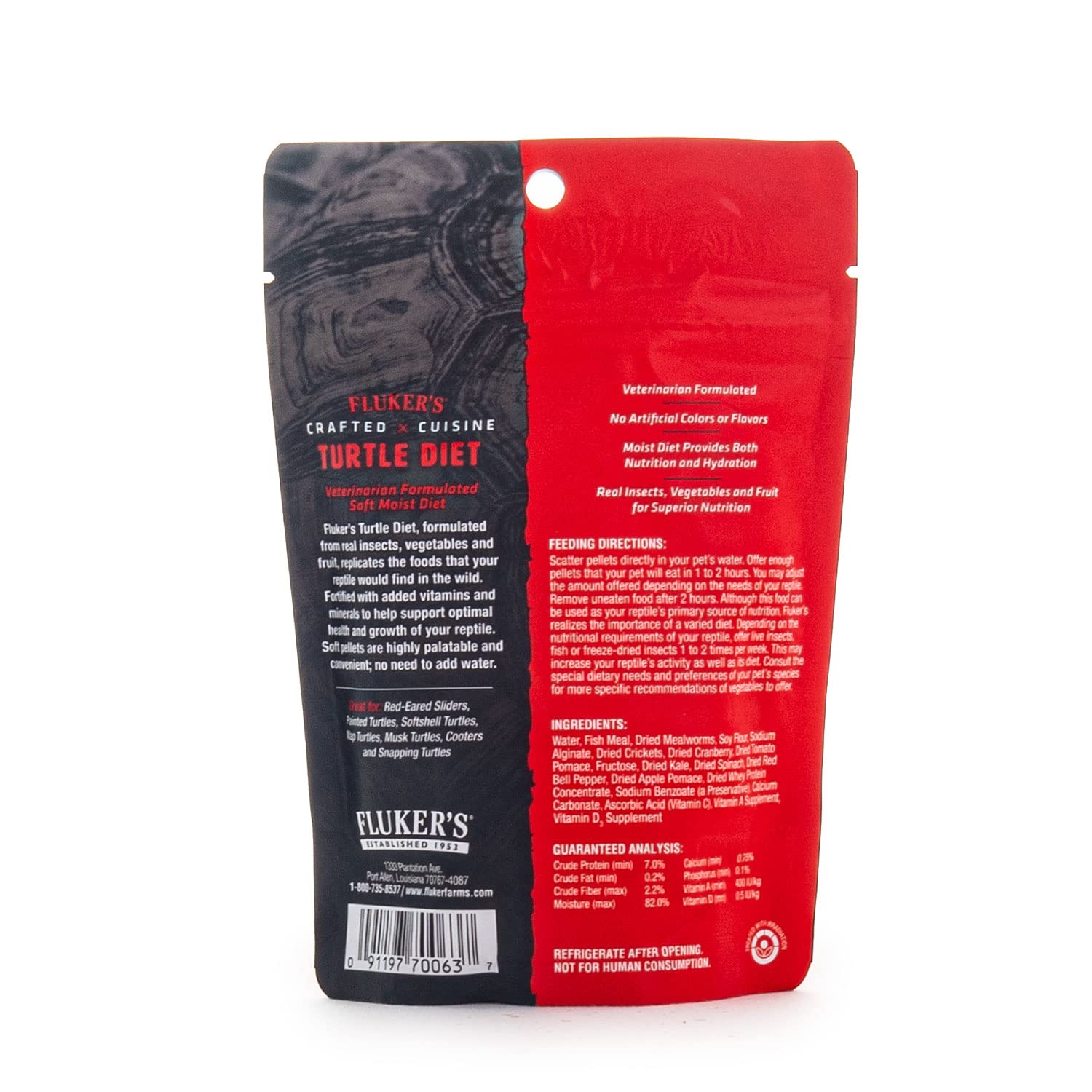 Flukers Crafted Cuisine Turtle Diet for Aquatic Turtles