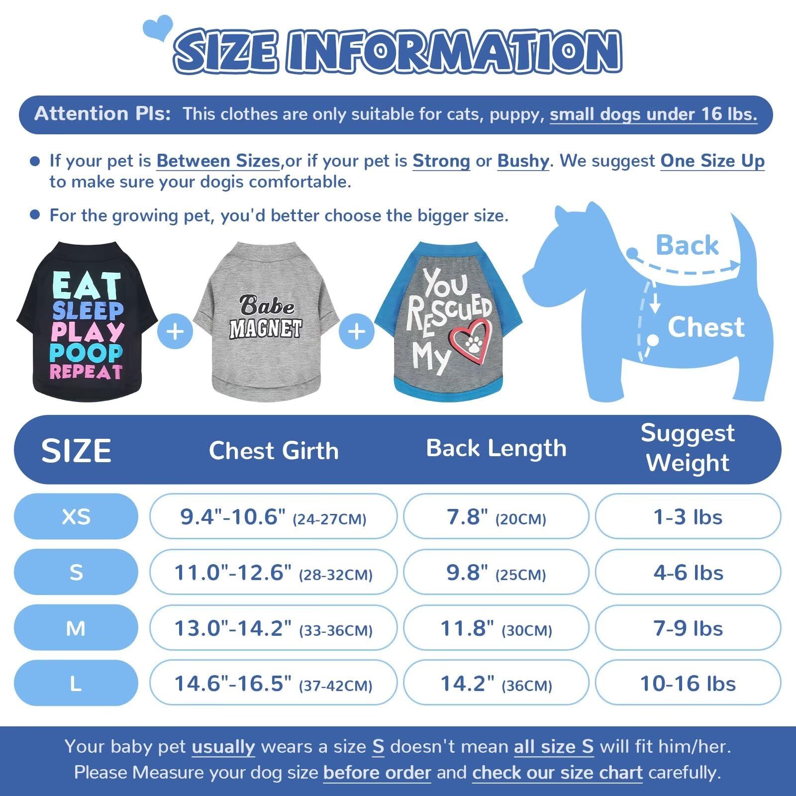 Petcare 3 Pack Dog Clothes For Small Dogs Boy Yorkie Chihuahua Shih Tzu Cute Puppy Clothes Soft Breathable Dog Shirts Pet Clothi