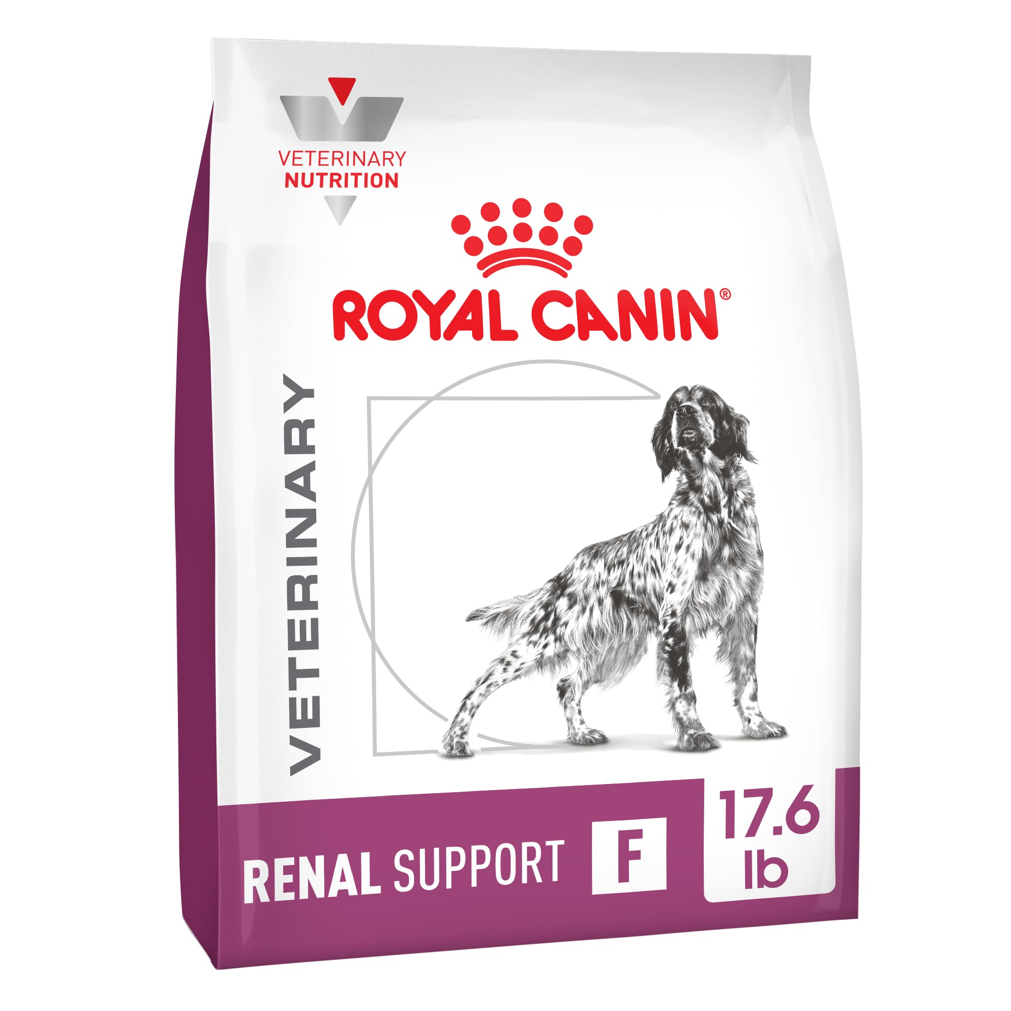 Royal Canin Veterinary Diet Canine Renal Support F Adult Dry Dog Food, 17.6 lb Bag