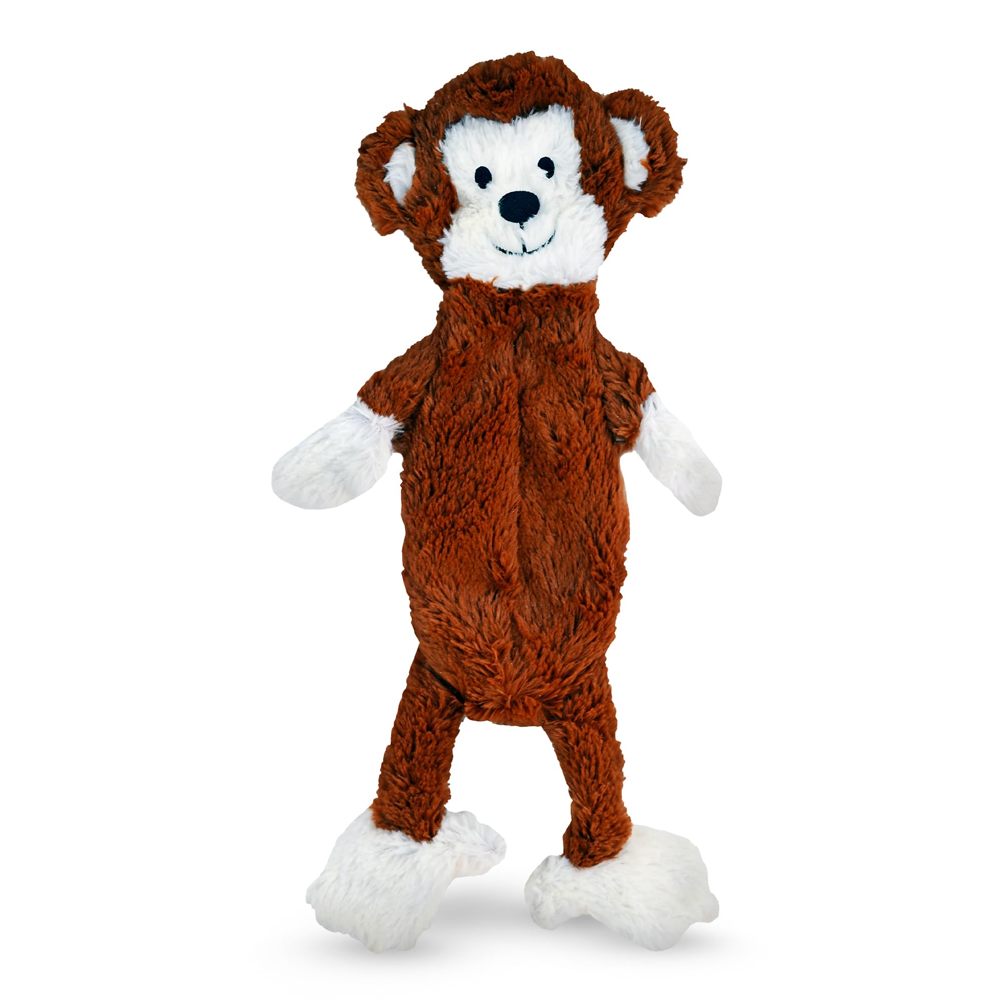 Fga Marketplace Monkey Flat No Stuffing No Squeak Plush Dog Toy, Funny Style Will Entertain Your Dog For Hours, Recommended For Small And Medium Dog 21 Inch Long