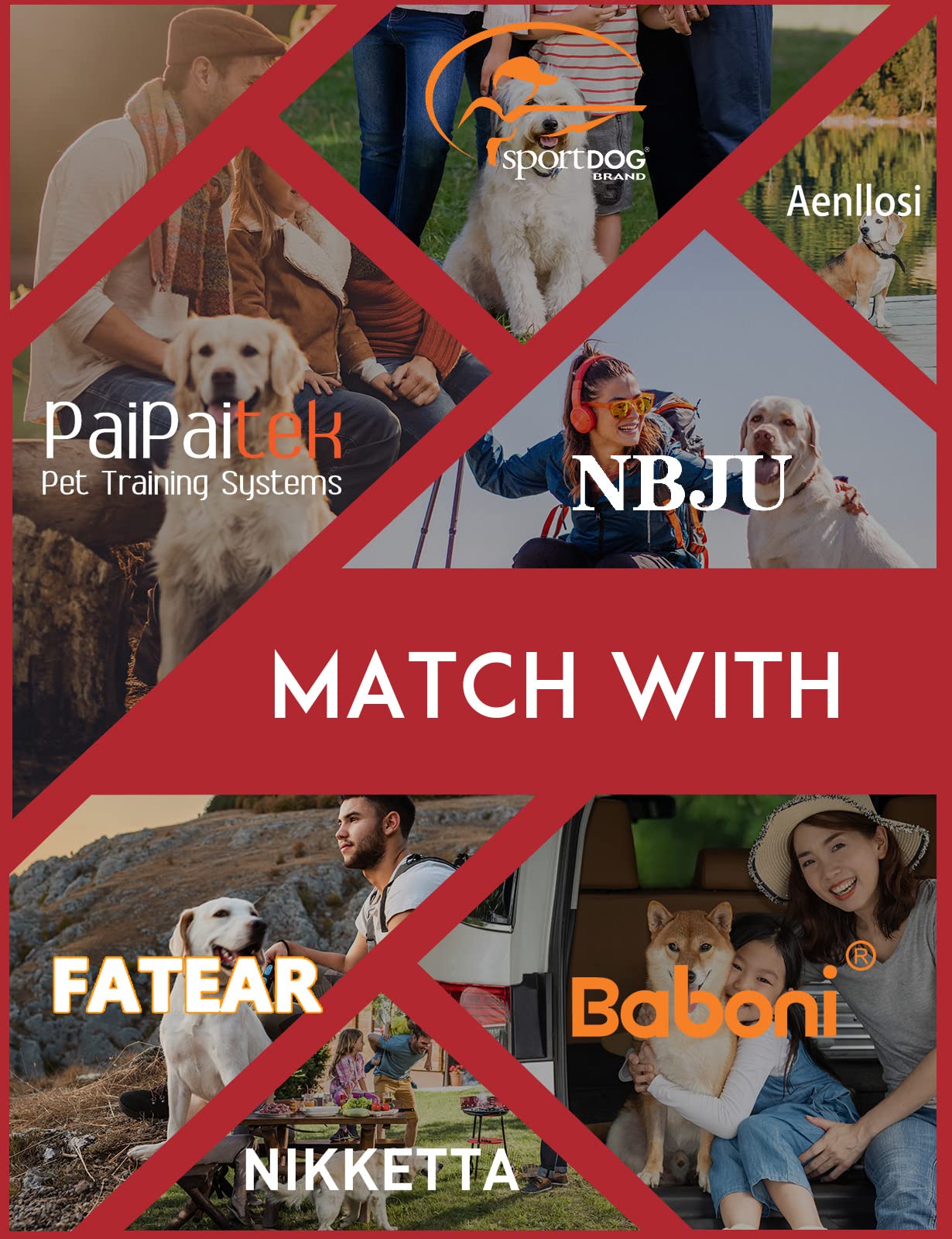 Paipaitek Replacement Collar For Shock Collar, Compatible With Patpet, Sportdog, Garmin, Dogtra, Delupet, Bousnic, Petspy, Nbju,