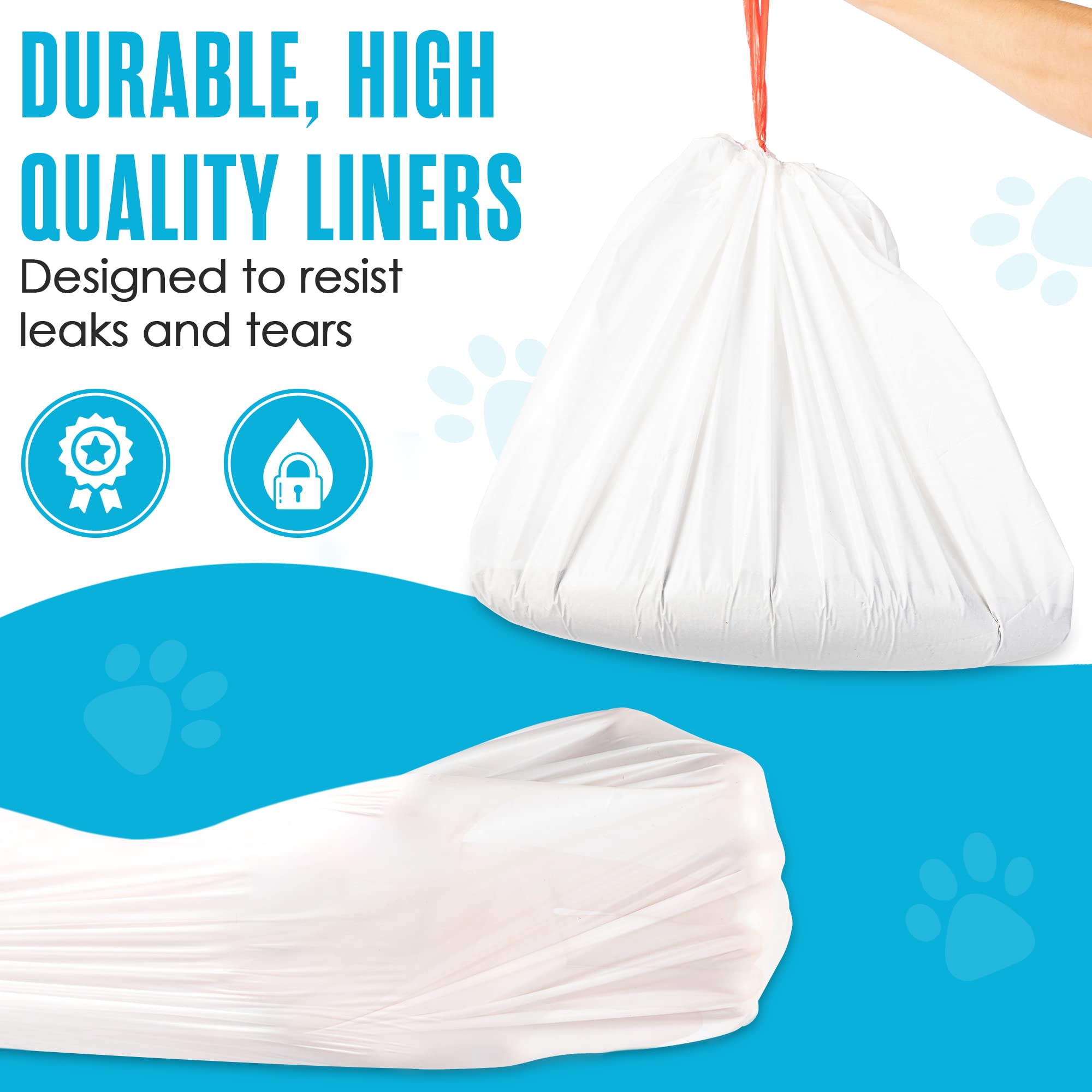 Litter Box Liners, Cat Litter Bags, Cat Litter Box Liners, 30 Pk, Cat Litter Liners, Litter Bags, Litter Liners, Litter Box Bags Liners, Kitty Litterbox Liner Bags, Cat Pan Liners, Unscented, Jumbo