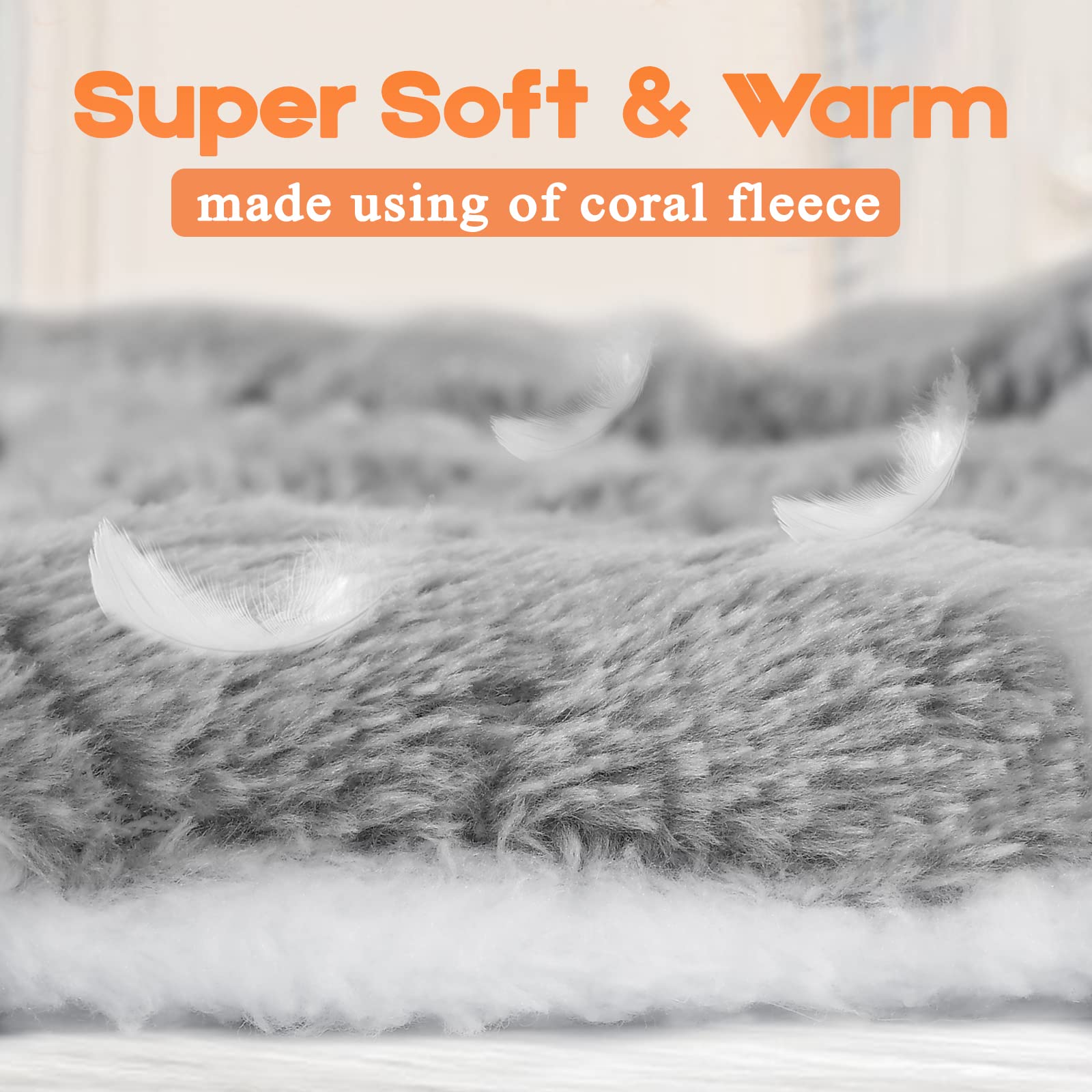 Catadog Small Animal Bed Mat, Soft & Warm, Suitable For Guinea Pig, Hamster, Rabbit, Rat And Bearded Dragon (X-Large(13.3''X9.4''), Footprint Grey)