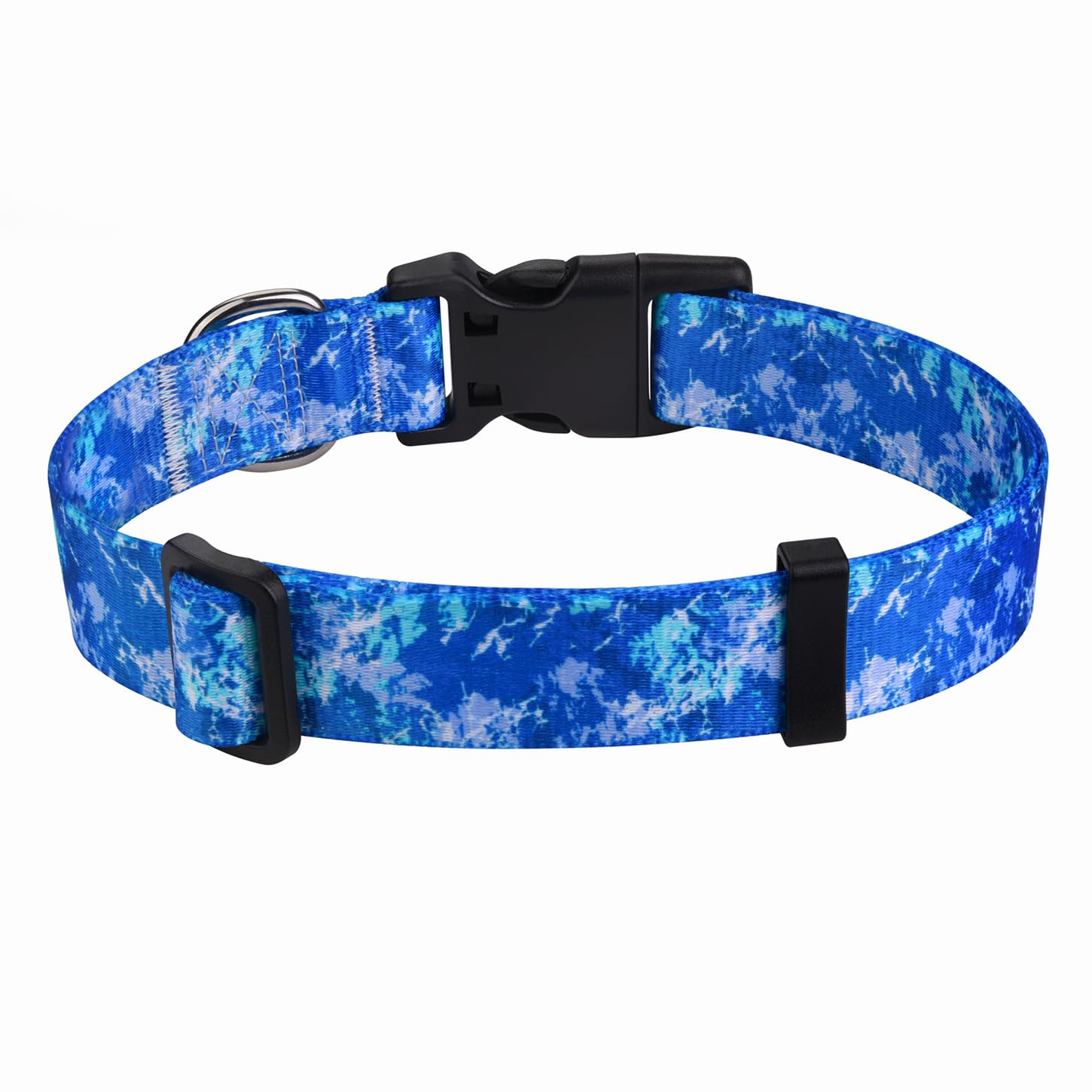 Hqyddmi Dog Collar For Large Dogs, Soft Comfy Pet Collar For Small Medium Large Dogs, Floral Pattern For Boy Girl Puppy Dogs(Cam
