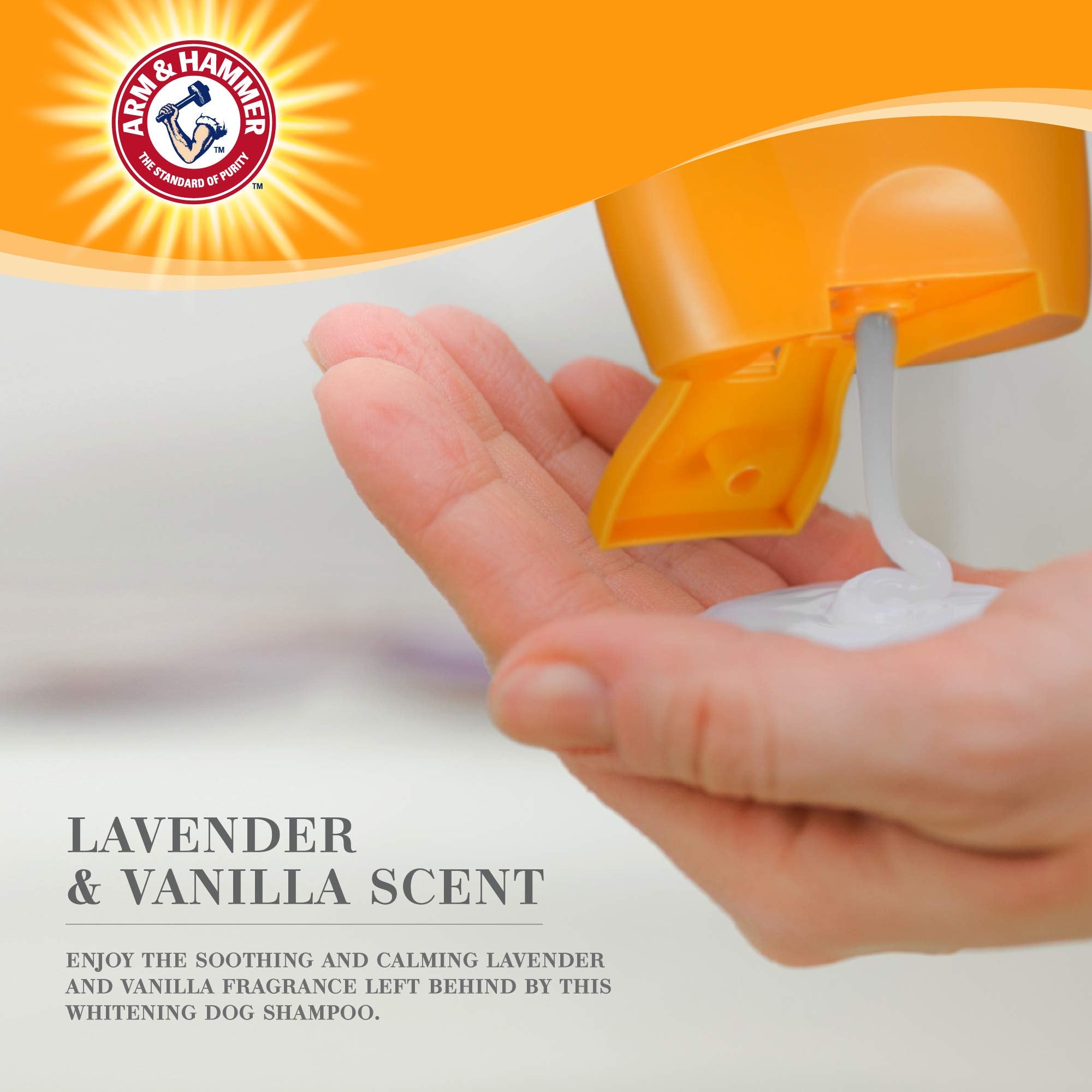 Arm & Hammer Ultra Fresh Whitening And Brightening Shampoo For Dogs | Baking Soda Neutralizes Bad Odors For An Advanced Clean | Calming Lavender And Vanilla Scent