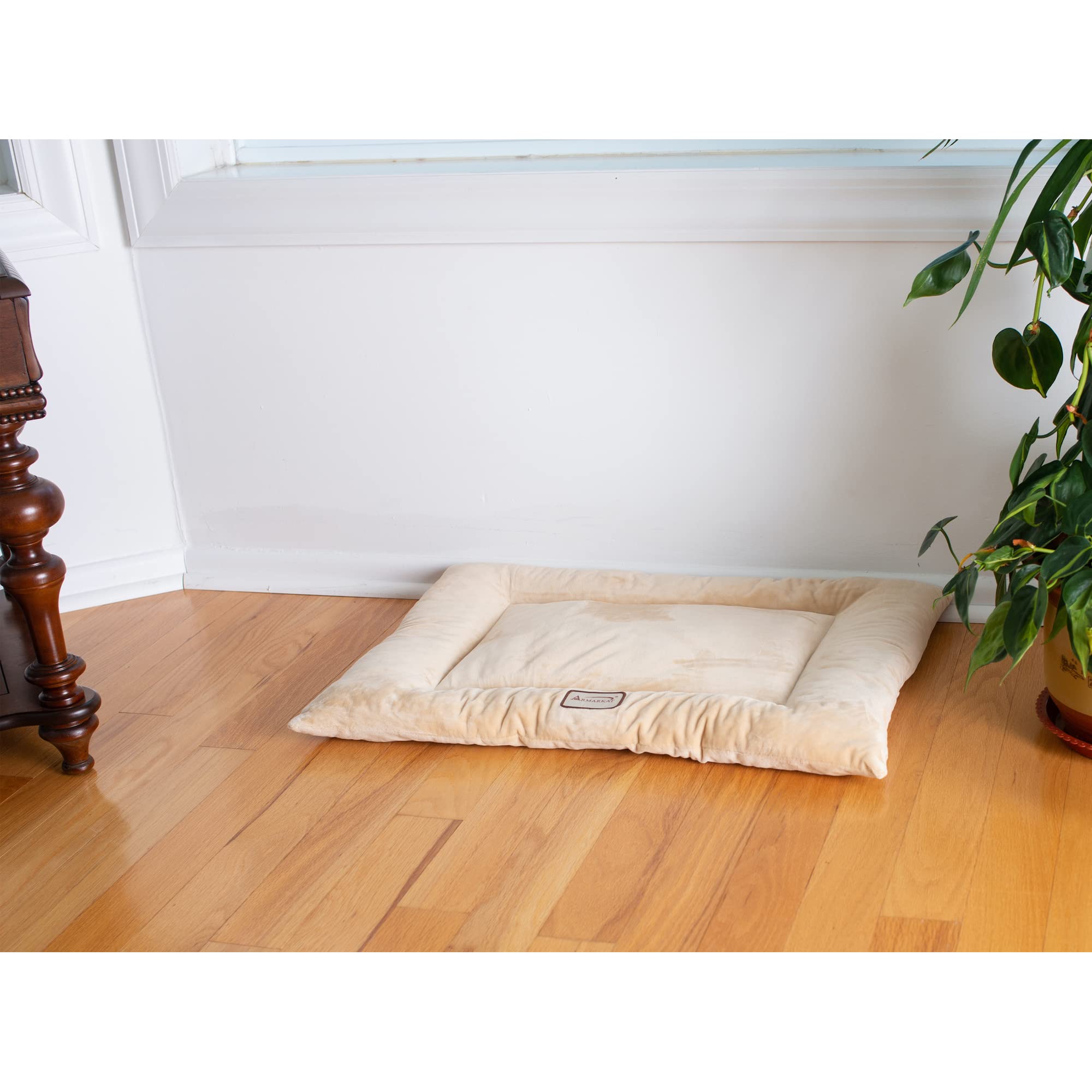 Armarkat Pet Bed Mat 35-Inch by 22-Inch by 3-Inch M01-Large, Beige