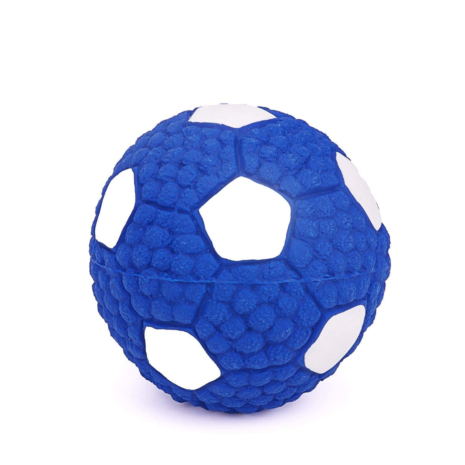 Rvpaws Small Latex Squeaky Rubber Football Toy For Puppy And Cat