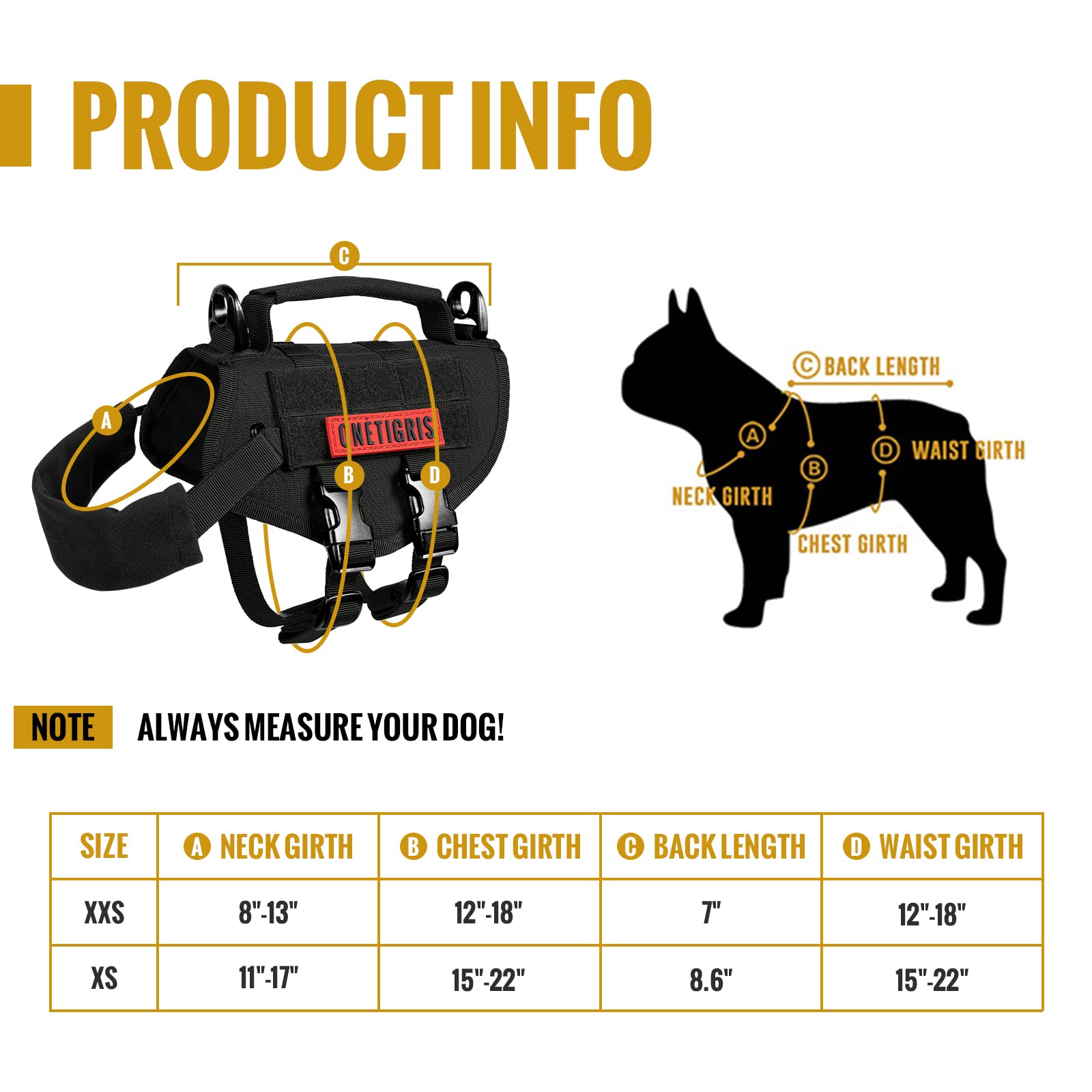 Puppy Harness, Small Dog Harness With Handle, No-Pull Pet Harness For Small Dog Cat(Xxs)