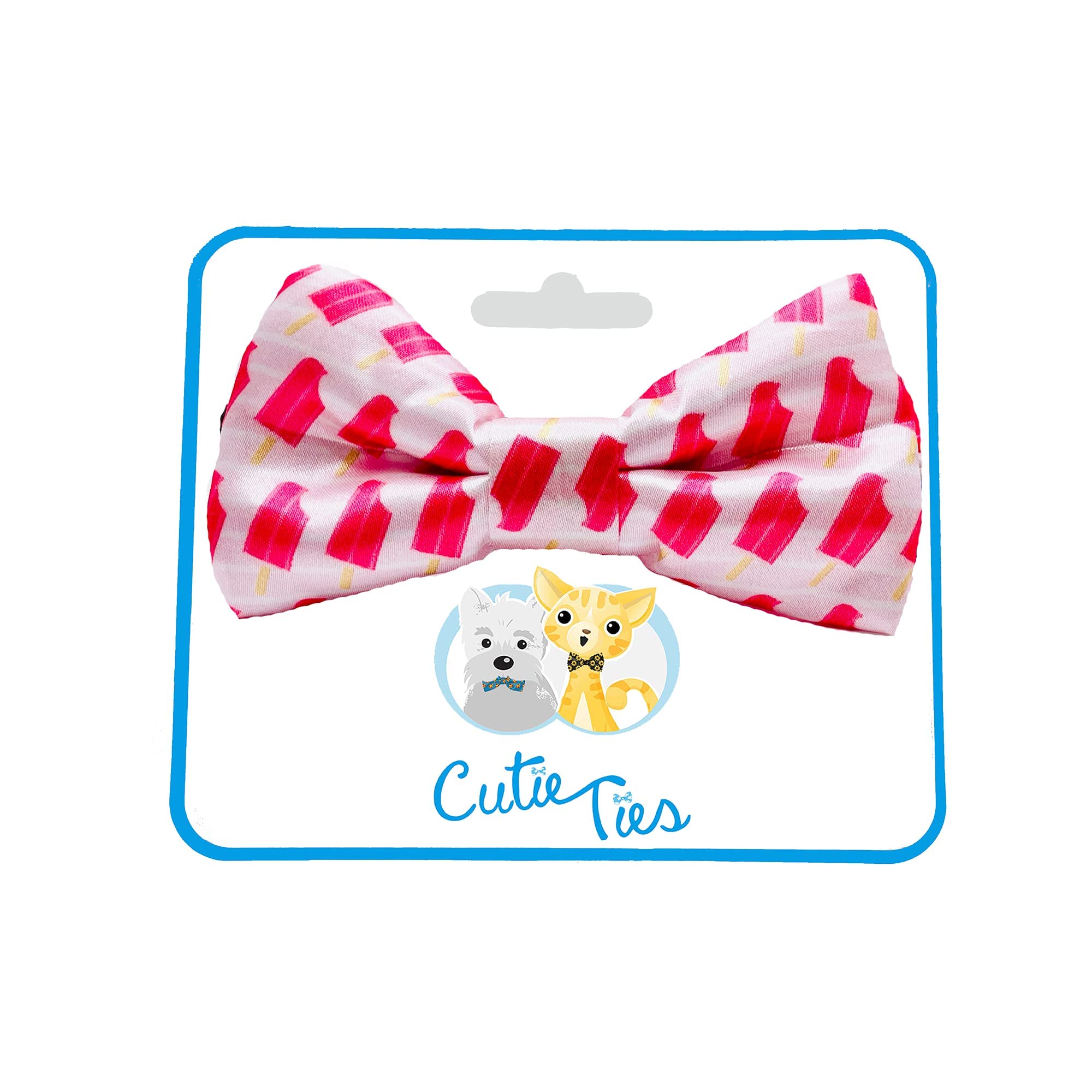 Ice Pops Pattern Dog Bow Tie