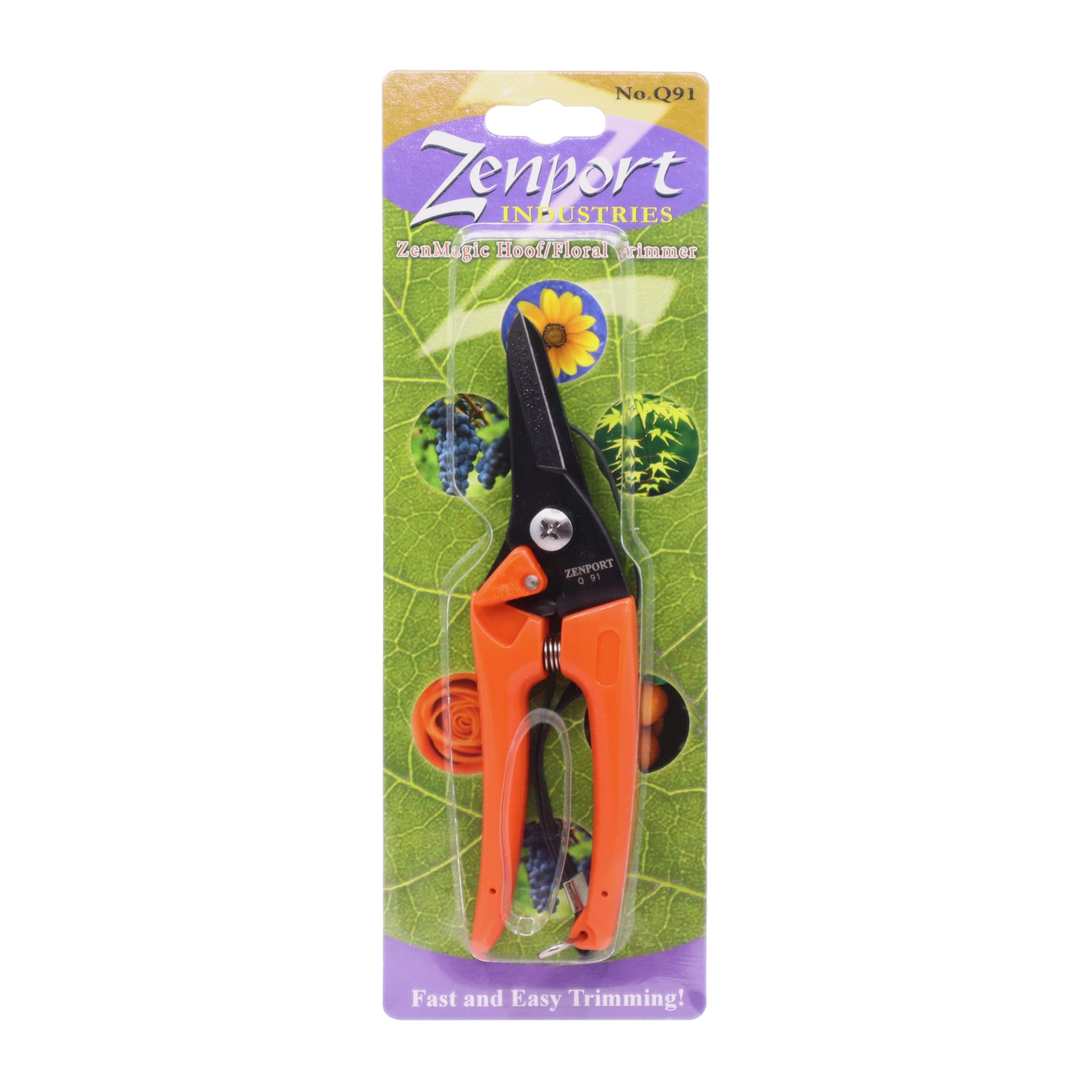 Zenport Q91 Zen-Magic Ultra Twig And Hoof Trimming Shear Twin-Blade, 7.5-Inch Long