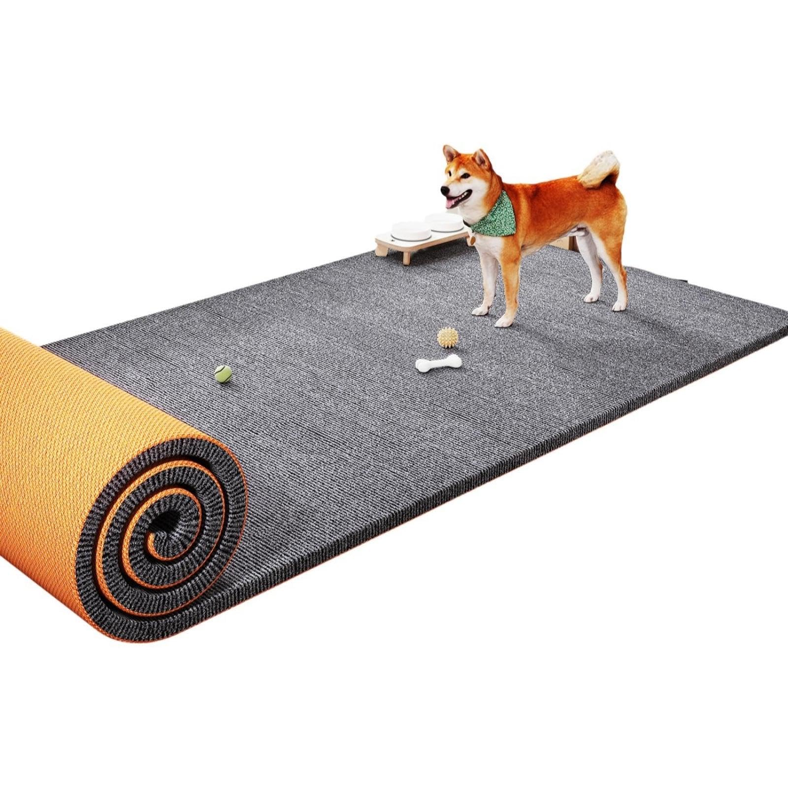 ATORSE Waterproof Pet Mat, NonSlip Dog Crate Mat, TearResistant, Floor Protector, Kennel, Home Beige Brown 60 * 100Cm|Home & G