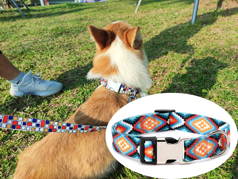 Soft Durable Dog Collar With Metal Buckle, Quick Release Puppy Collars Adjustable For Small Medium Large Pet Dogs And Kitten Cat