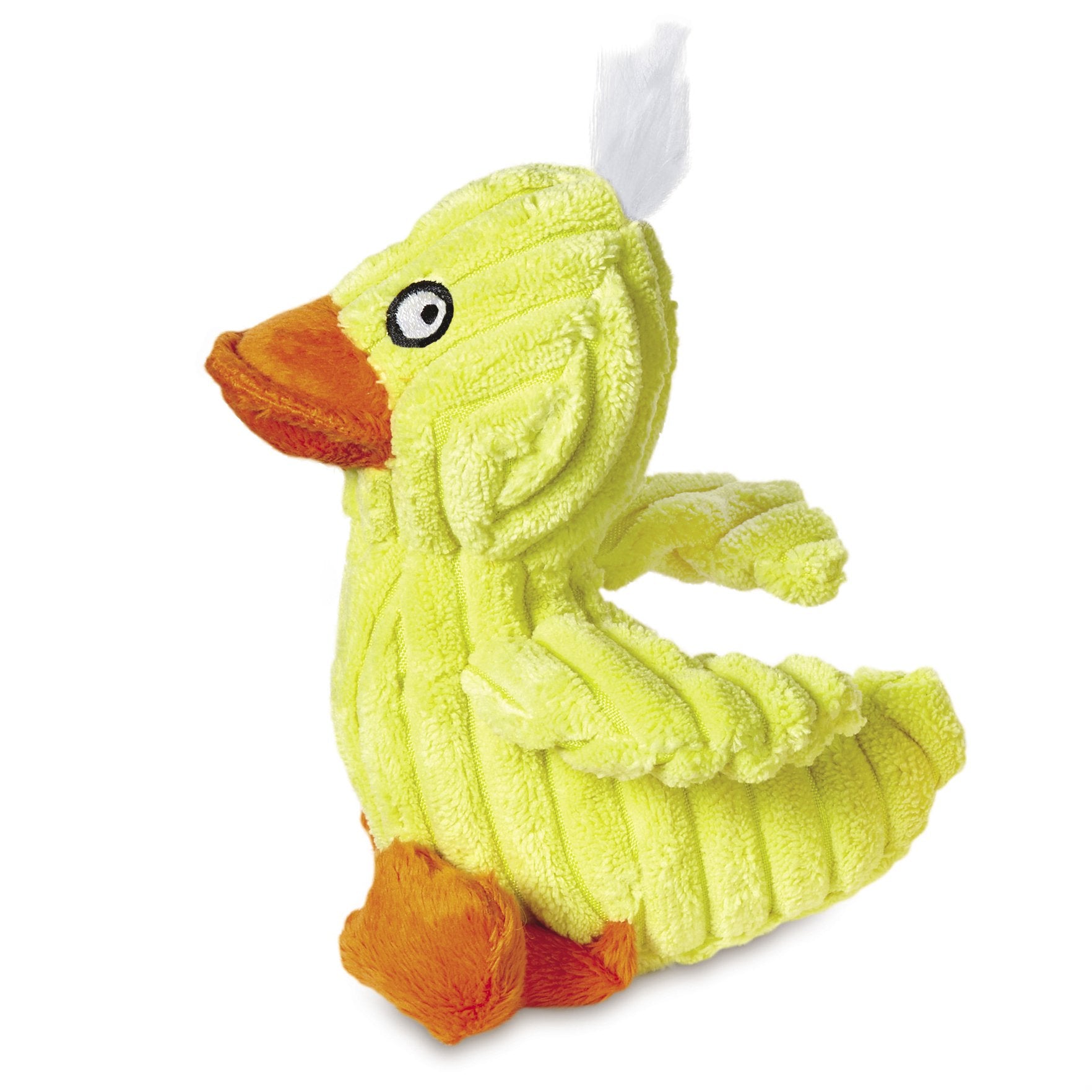Grriggles Quackling Plush Dog Toy With Soundchip, Yellow, 7' Large