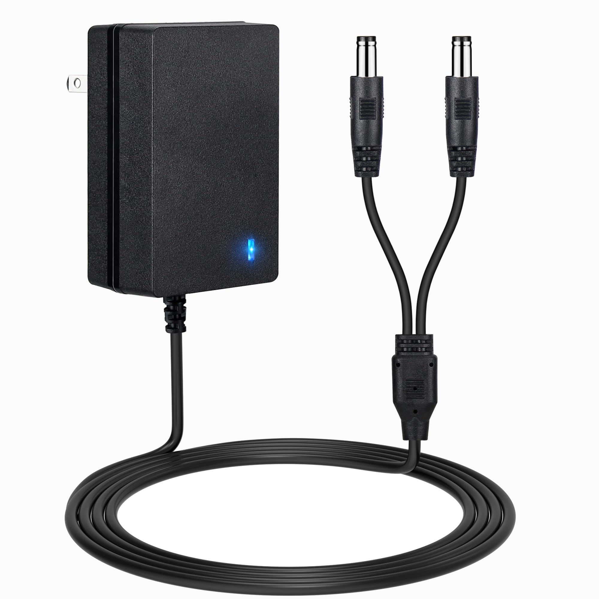 E Collar Charger For Mini Educator 300 400 Et-300 Et-400 Dog Training Collars, Shock Collar Dual Lead Charging Cable Power Adapt