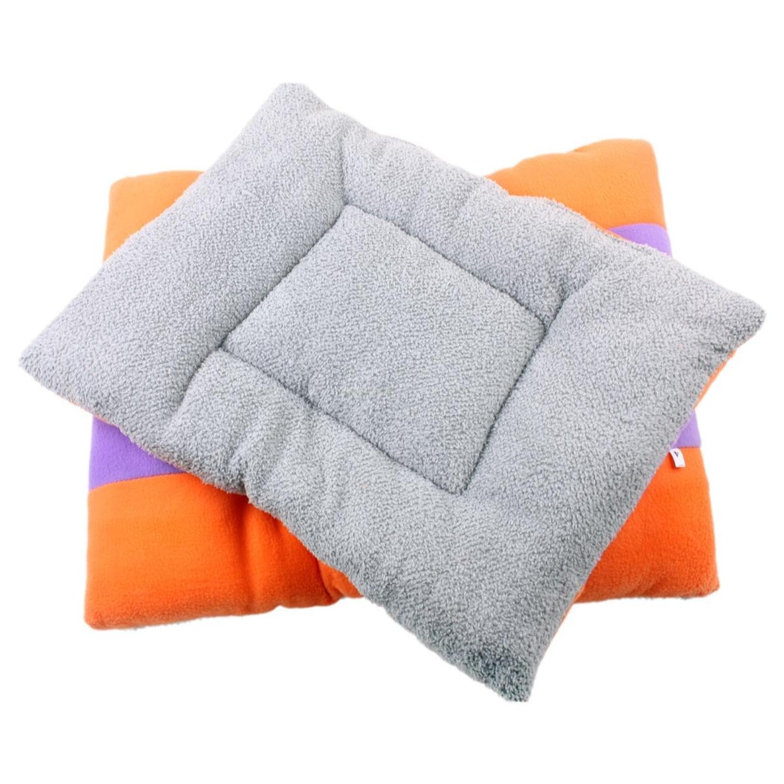 Zoomella Dog Bed Mat, Plush Warm Fleece, NonSlip, Easy to Clean, Winter Pet Blanket Color Block 35 * 30cm|Sofas, Loveseats & Ch