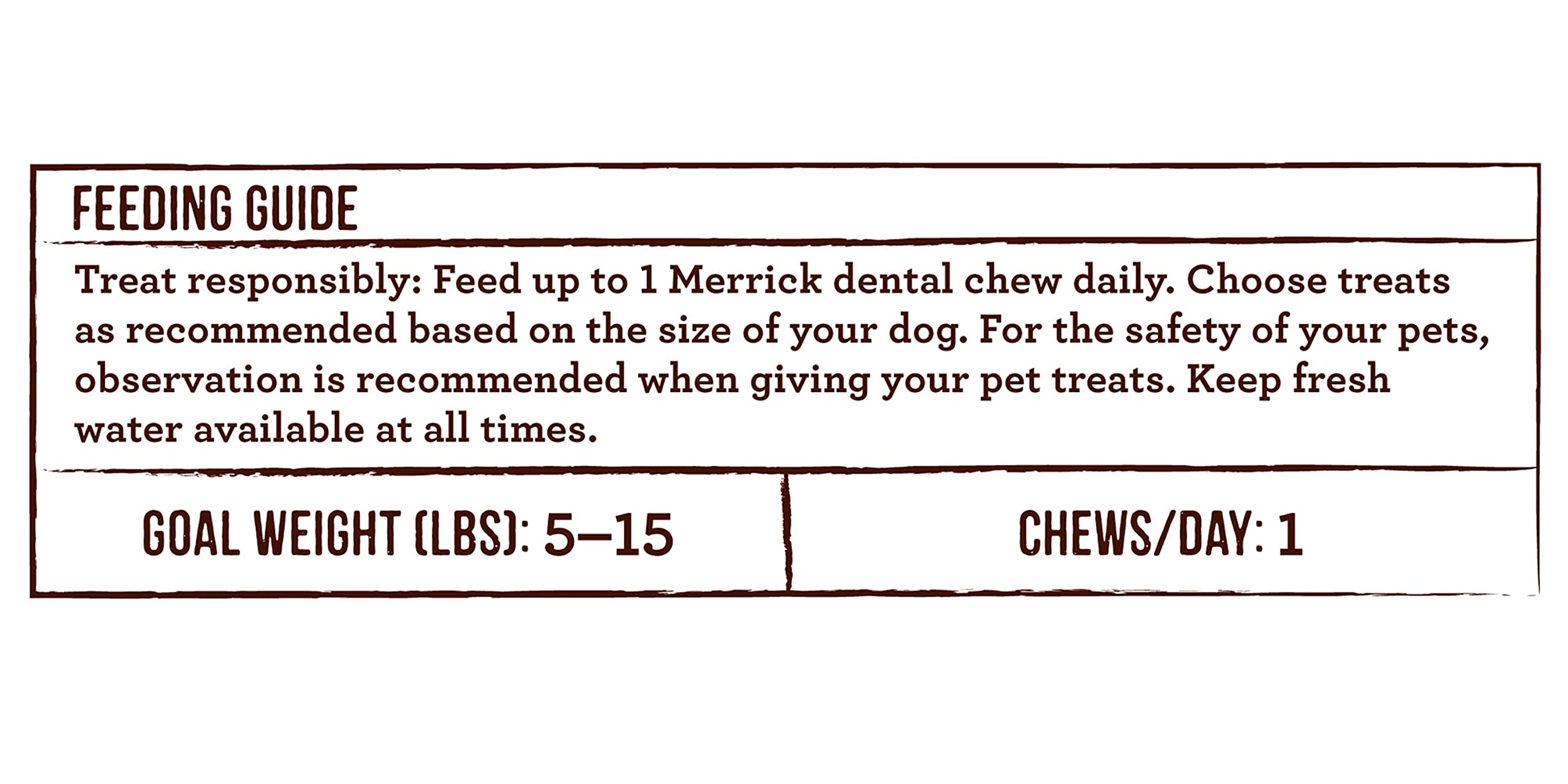 Merrick Fresh Kisses Double-Brush Dental Dog Treats, Infused with Coconut & Botanical Oils, Cleans & Freshens Breath for X-Small