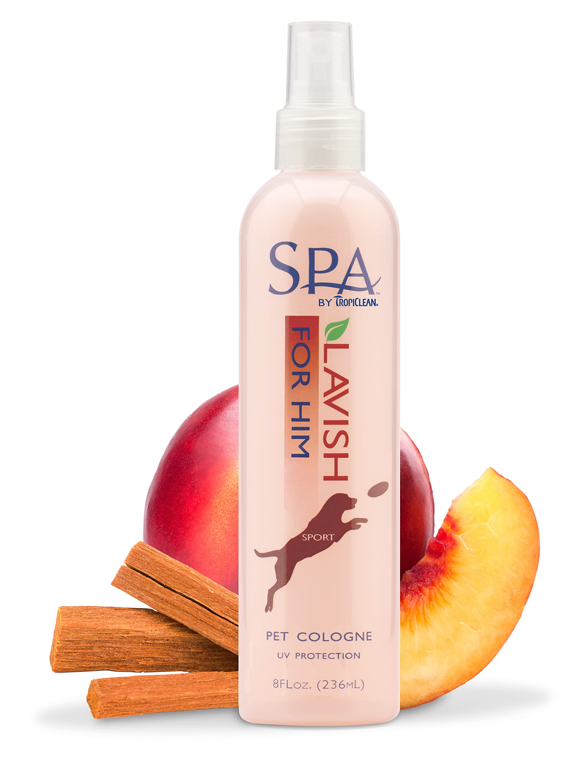 TropiClean SPA For Him Male Dog Cologne Spray Long Lasting | Sporty Scented Dog Deodorizing Spray | Naturally Derived Salon Grad