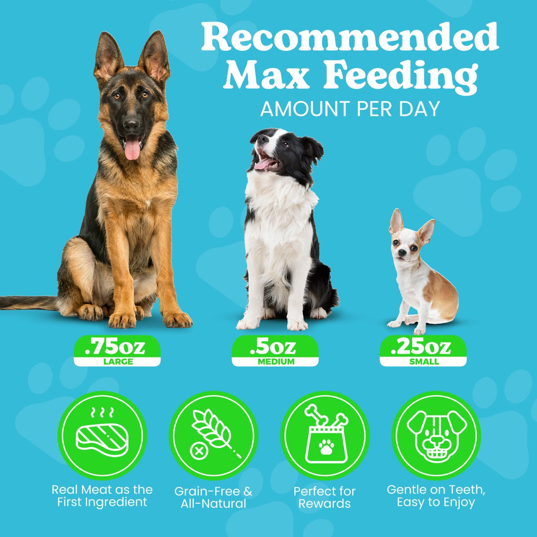 Wild Meadow Farms - Classic Venison Bites, Soft Jerky Treats for Dogs, Grain-Free & All-Natural, Ideal for Training, Portioning,