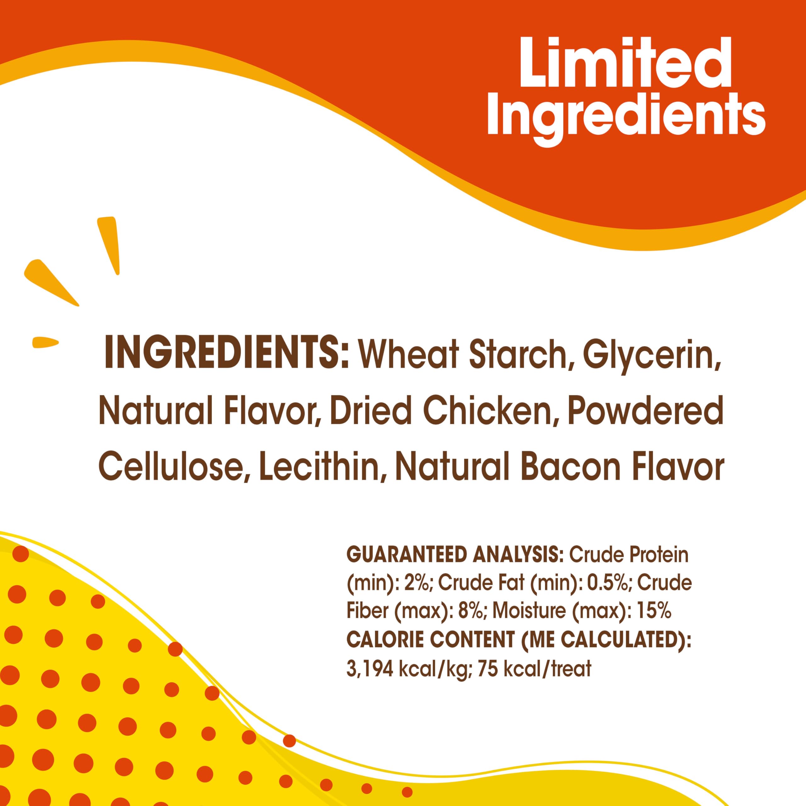 Nylabone Nubz Natural Edible Chew Treats for Dogs, Long Lasting Chews Made in USA, Chicken Flavor, Small - Up to 25 lbs. (8 Coun