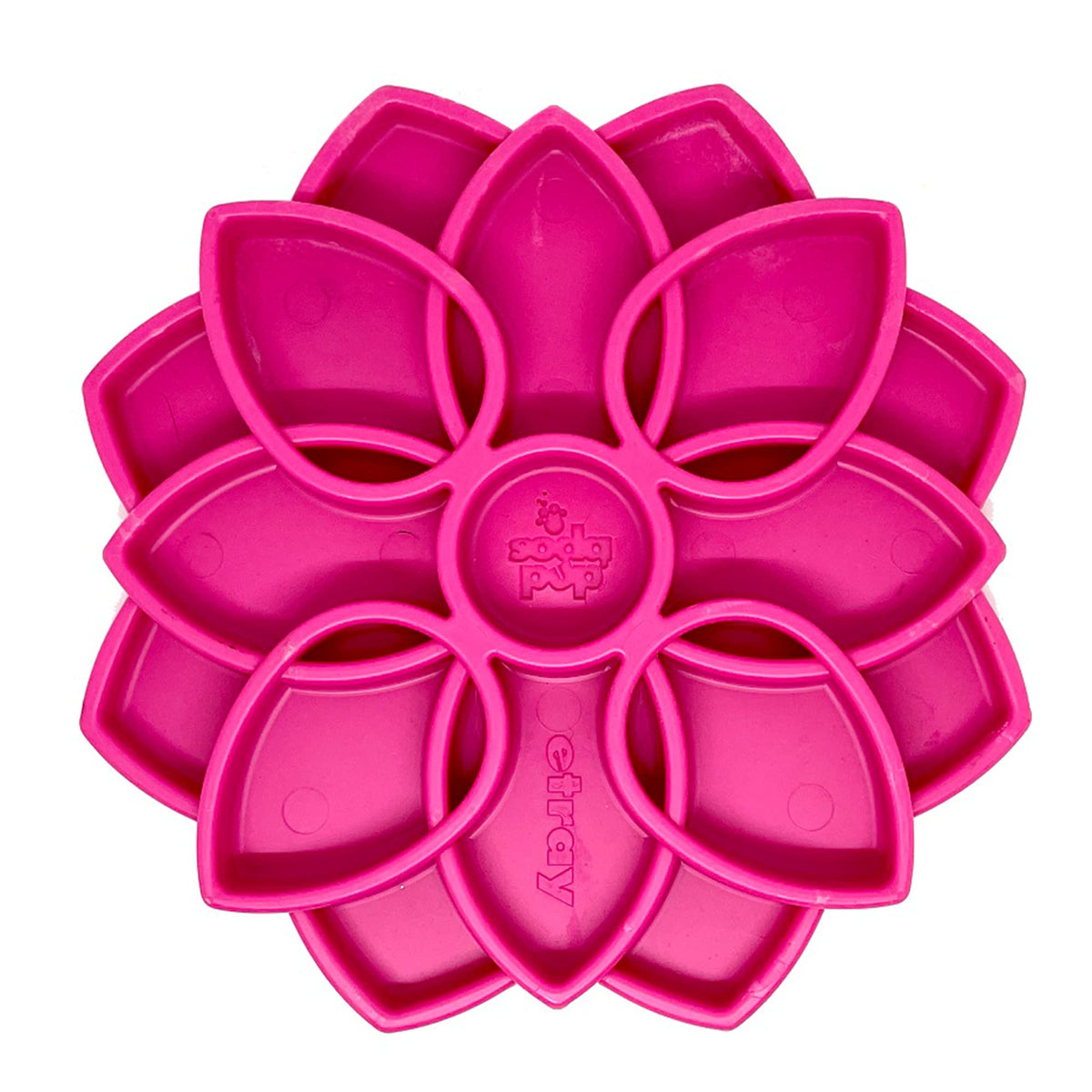 Sodapup Mandala Etray - Durable Slow Feeder Tray Made In Usa From Non-Toxic, Pet-Safe, Food Safe Material For Mental Stimulation