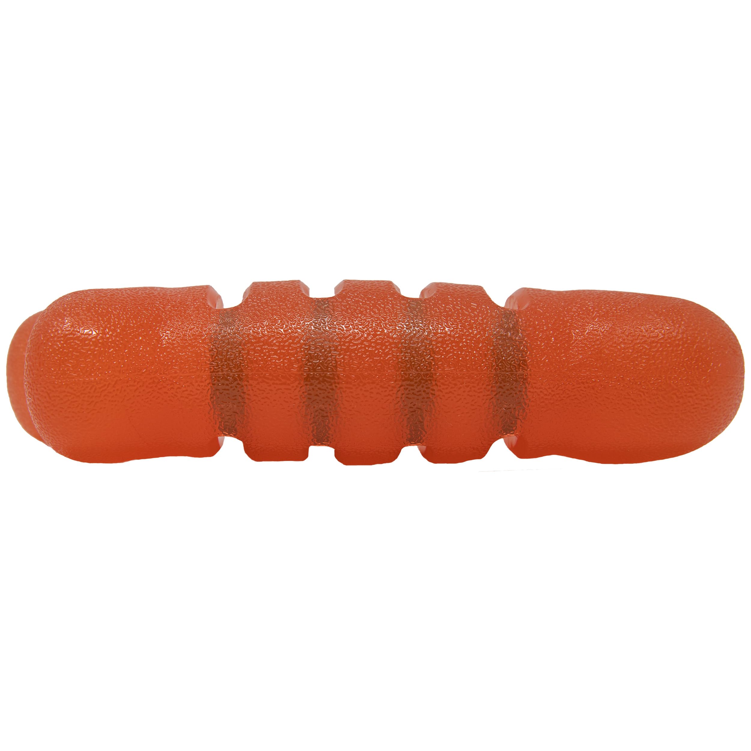 Starmark Treat Ringer FlexGrip Bone Large,Red