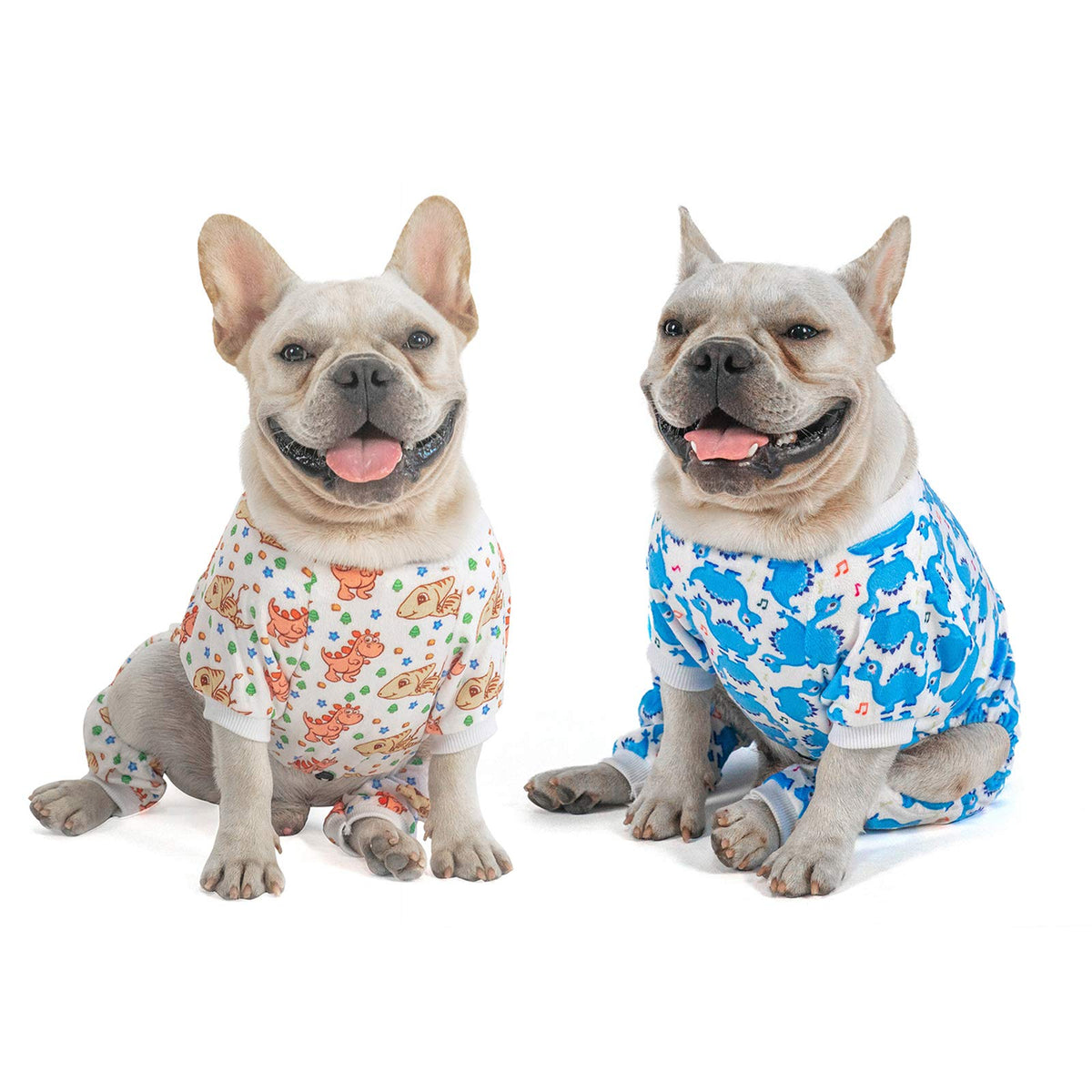 Cutebone Halloween Dog Pajamas Pet Clothes Cat Apparel Shirt Winter Holiday Cute Pjs Bodysuit For Doggie Onesies P173Xs