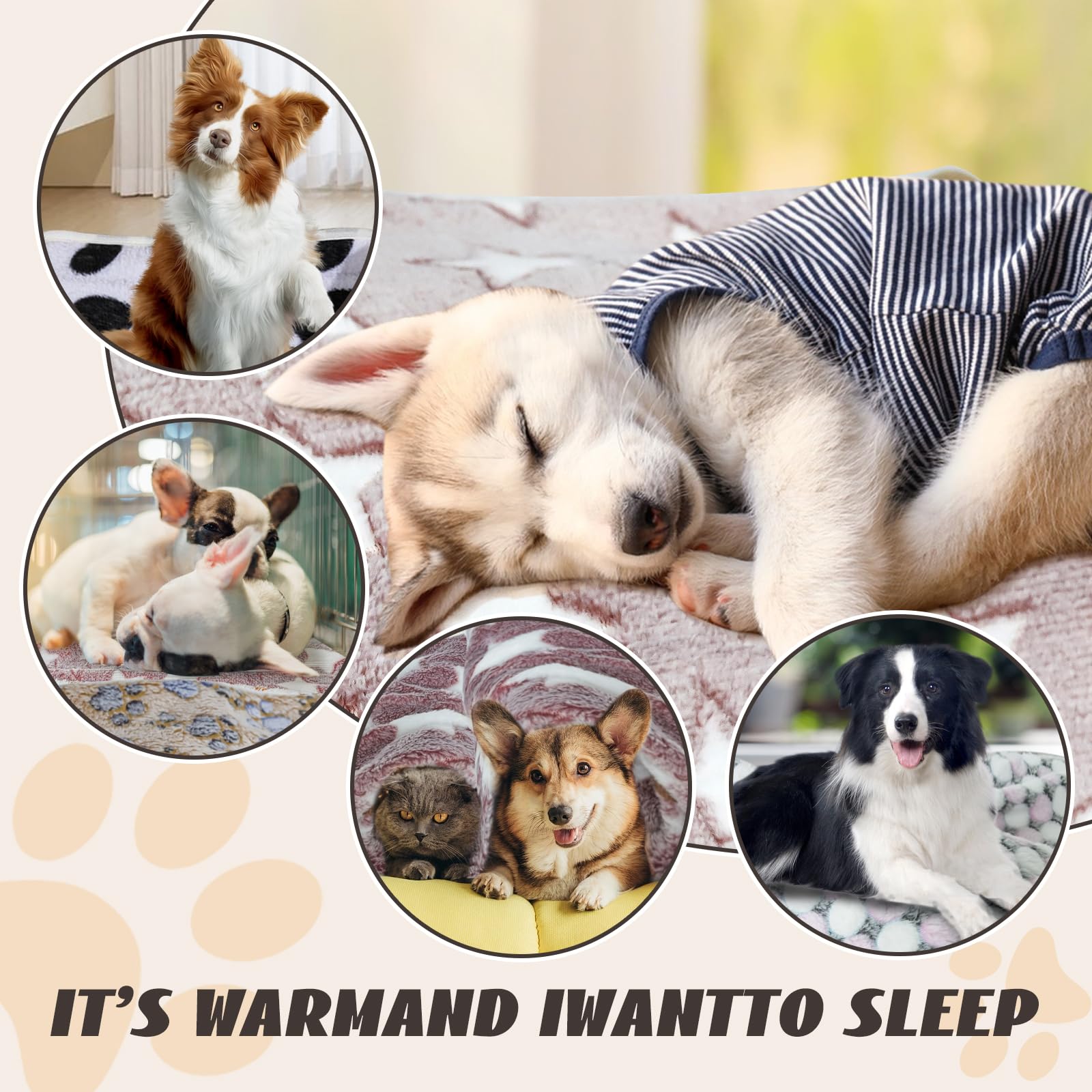 6 Pcs Washable Guinea Pig Blankets Absorbent Small Animal Fleece Bedding Cage Liners Reusable Pet Pee Pad Sleep Mat Pad Cover fo