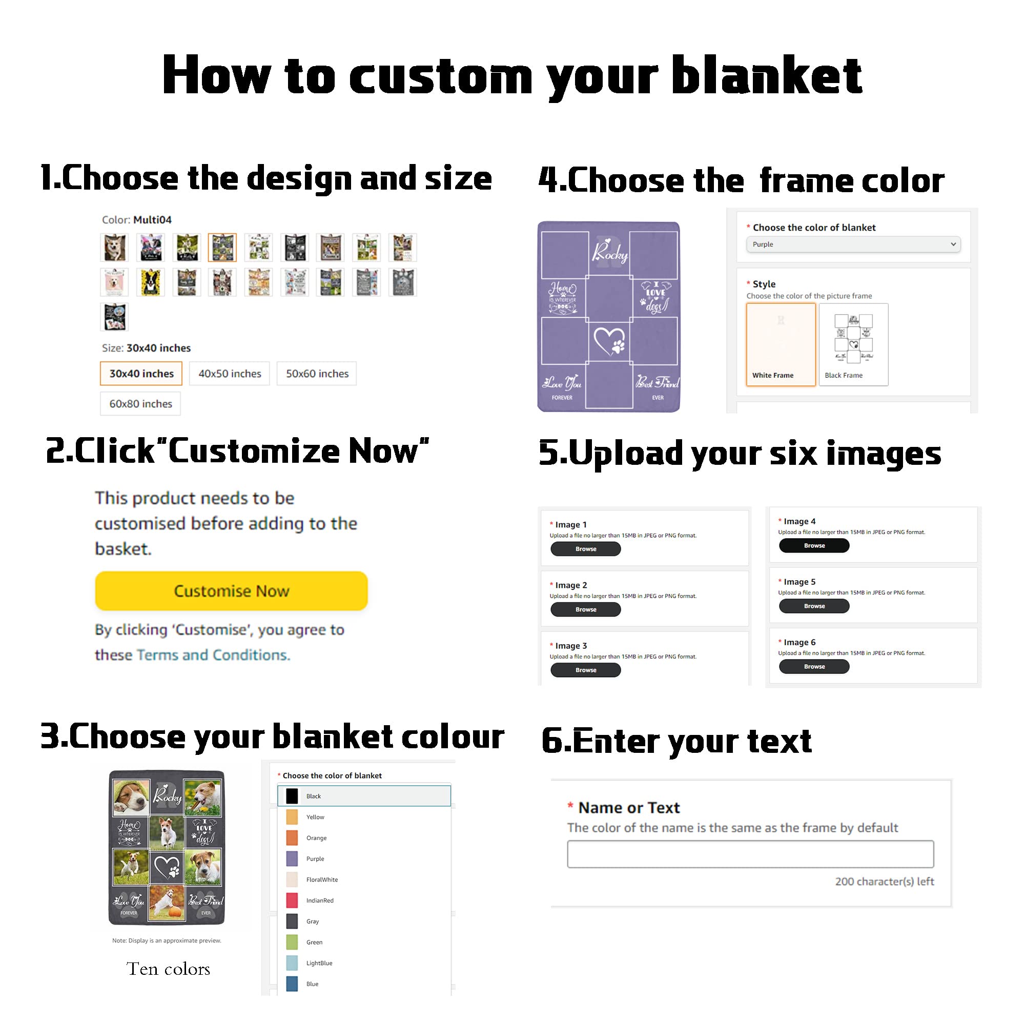 Artsadd Custom Memorial Blanket With Photos And Name-In Loving Memory Gifts Personalized For Loved Ones Lost-Remembrance Blanket
