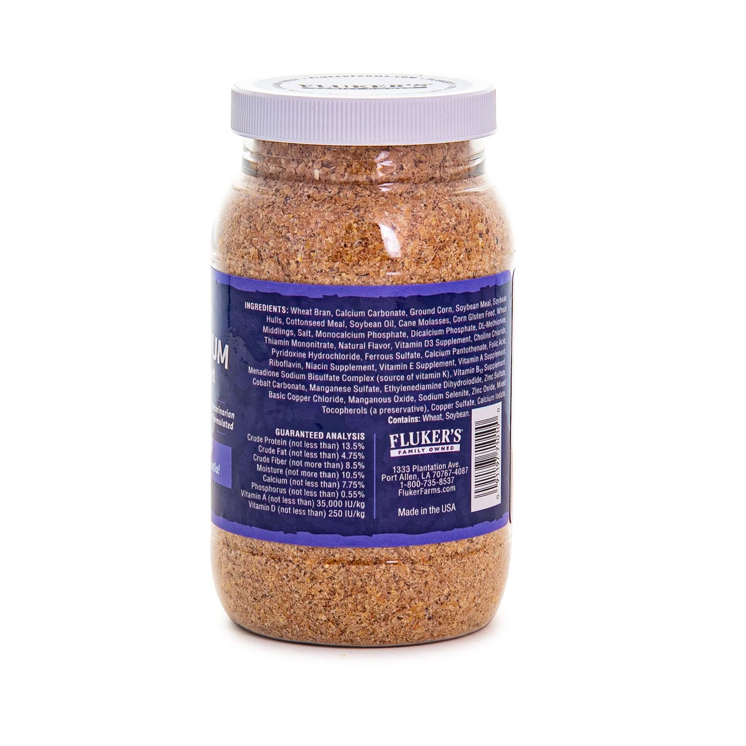Flukers High Calcium Mealworm Diet - Can Be Used as a Gut-Loading Food or Bedding, 6oz