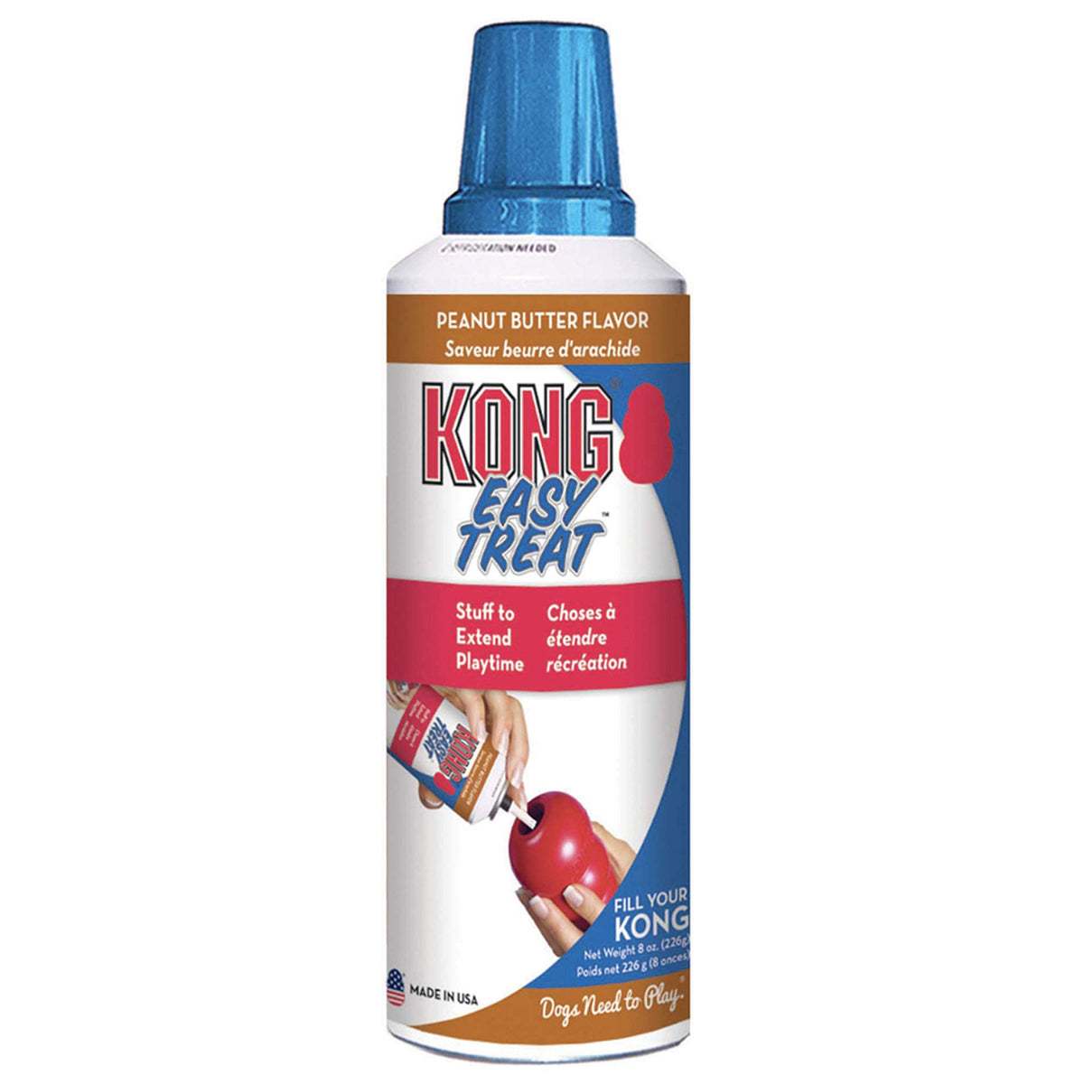 Kong - Easy Treat - Dog Treat Paste - Peanut Butter - 8 Ounce