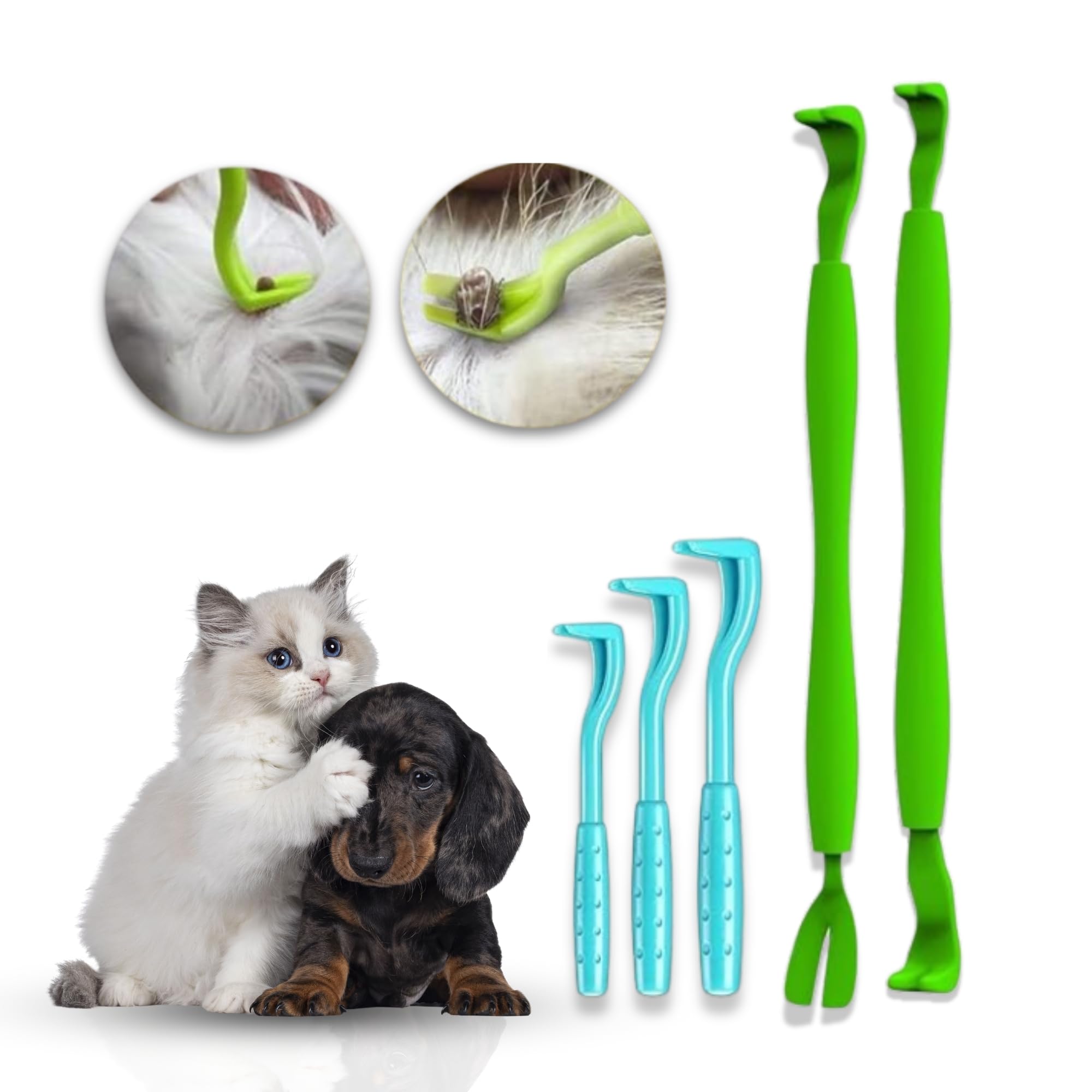 Tick Remover Tool - Safe & Easy Tick Remover For Humans And Pets - Effective Tick Remover For Cats And Dogs - Small To Xl Tick R