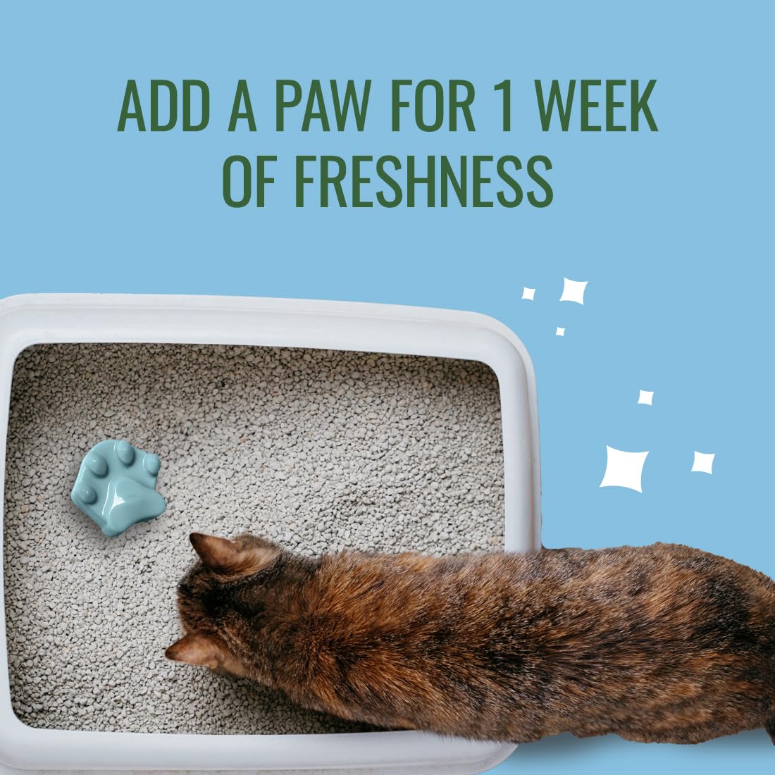 Citrus Magic Pet Odor Control Paws For Litter, Fresh Linen, 6-Count, Pack Of 2