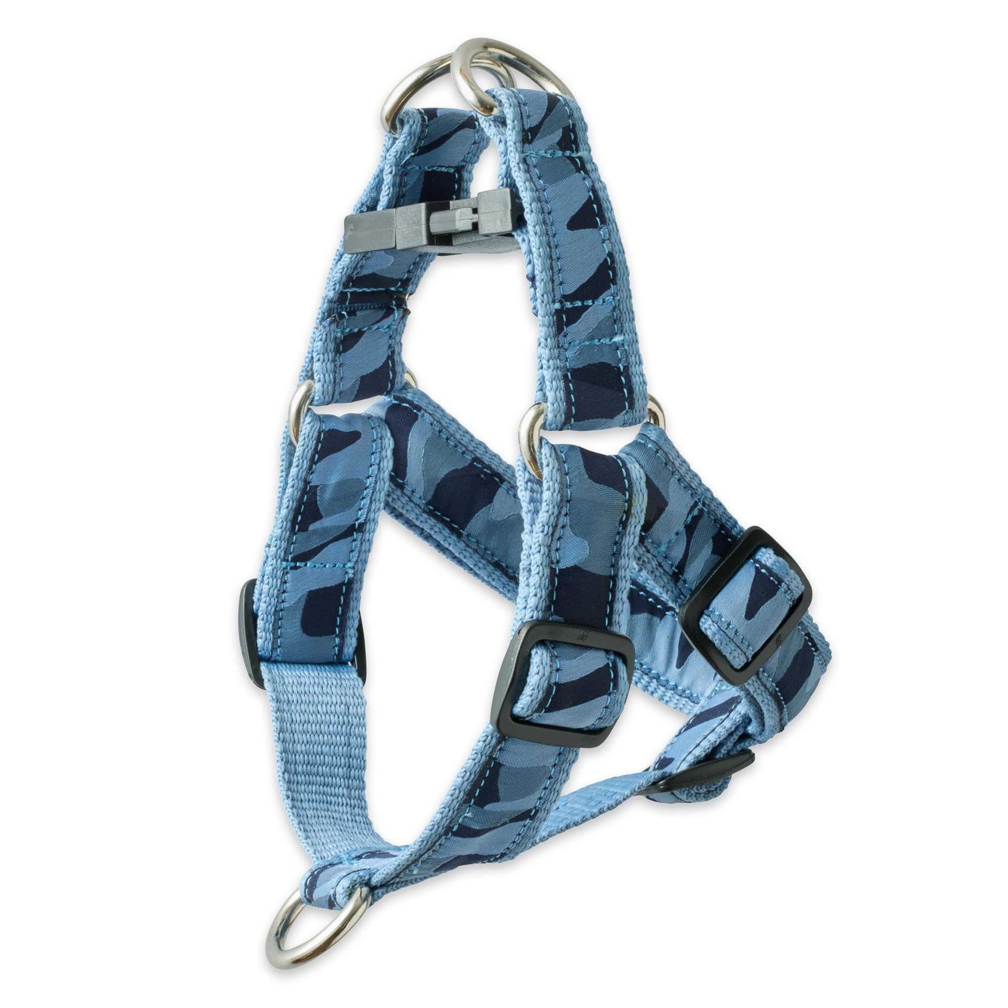 Pet Passion Remy - The Recycled Ribbon Harness, Navy Camo, Small