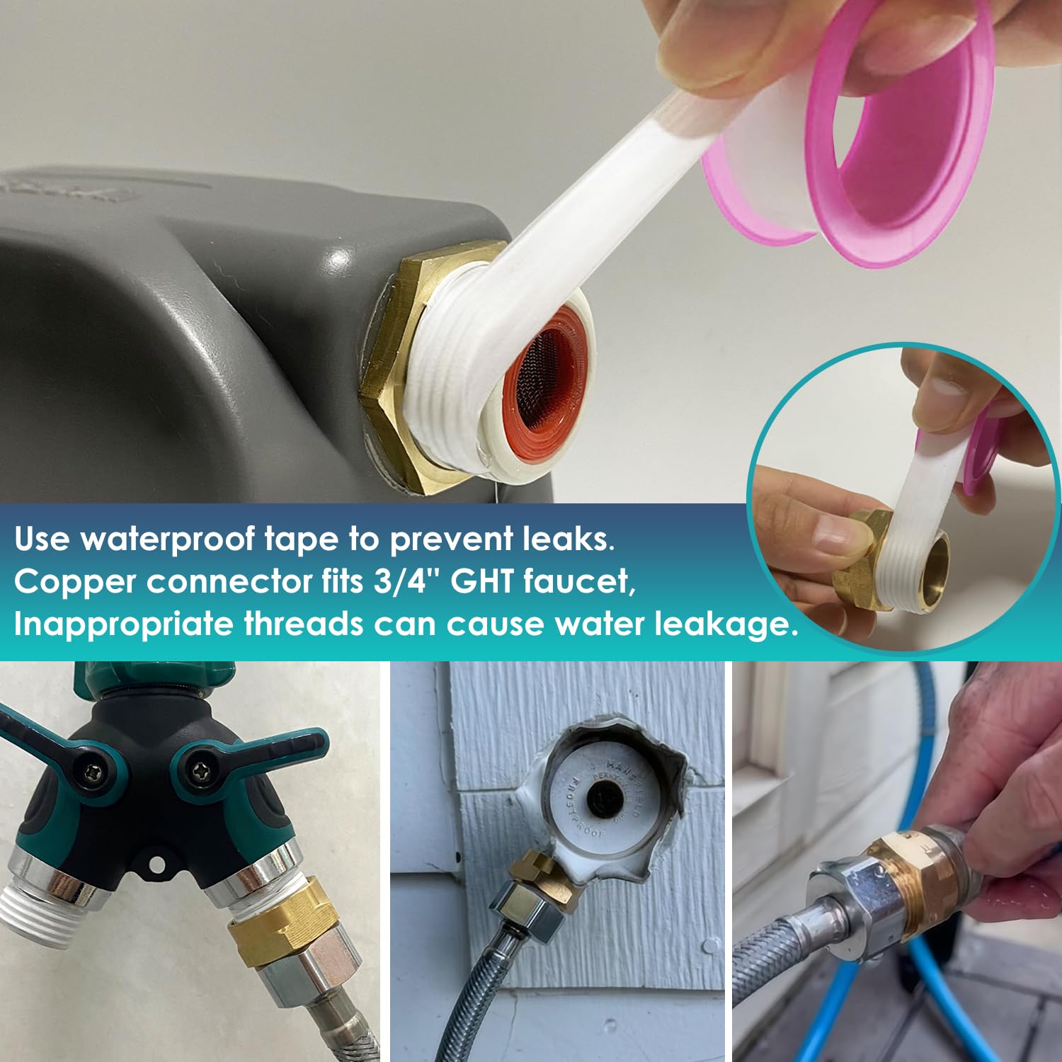 Automatic Dog Water Bowl Dispenser, Patented Automatic 2L Water Dispenser for Dogs, Chicken Waterer Bowl Fit 3/4GHT Faucet, Wa