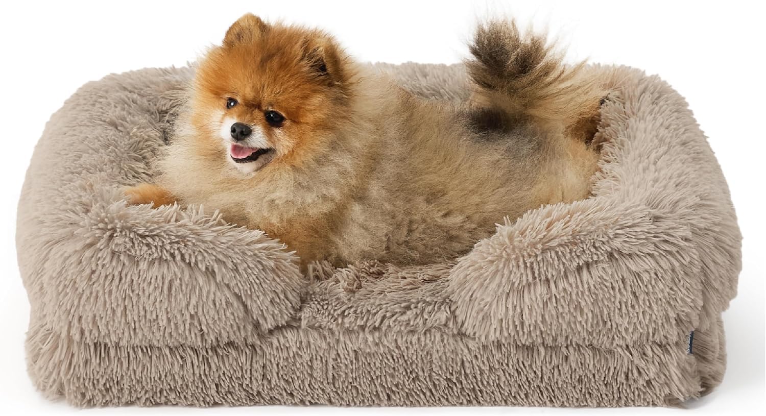 aeTHEric Velvet Orthopedic Dog Bed for Dogs  Big Washable Dog Sofa Beds, Supportive Foam Pet Couch Bed with Removable Washable 