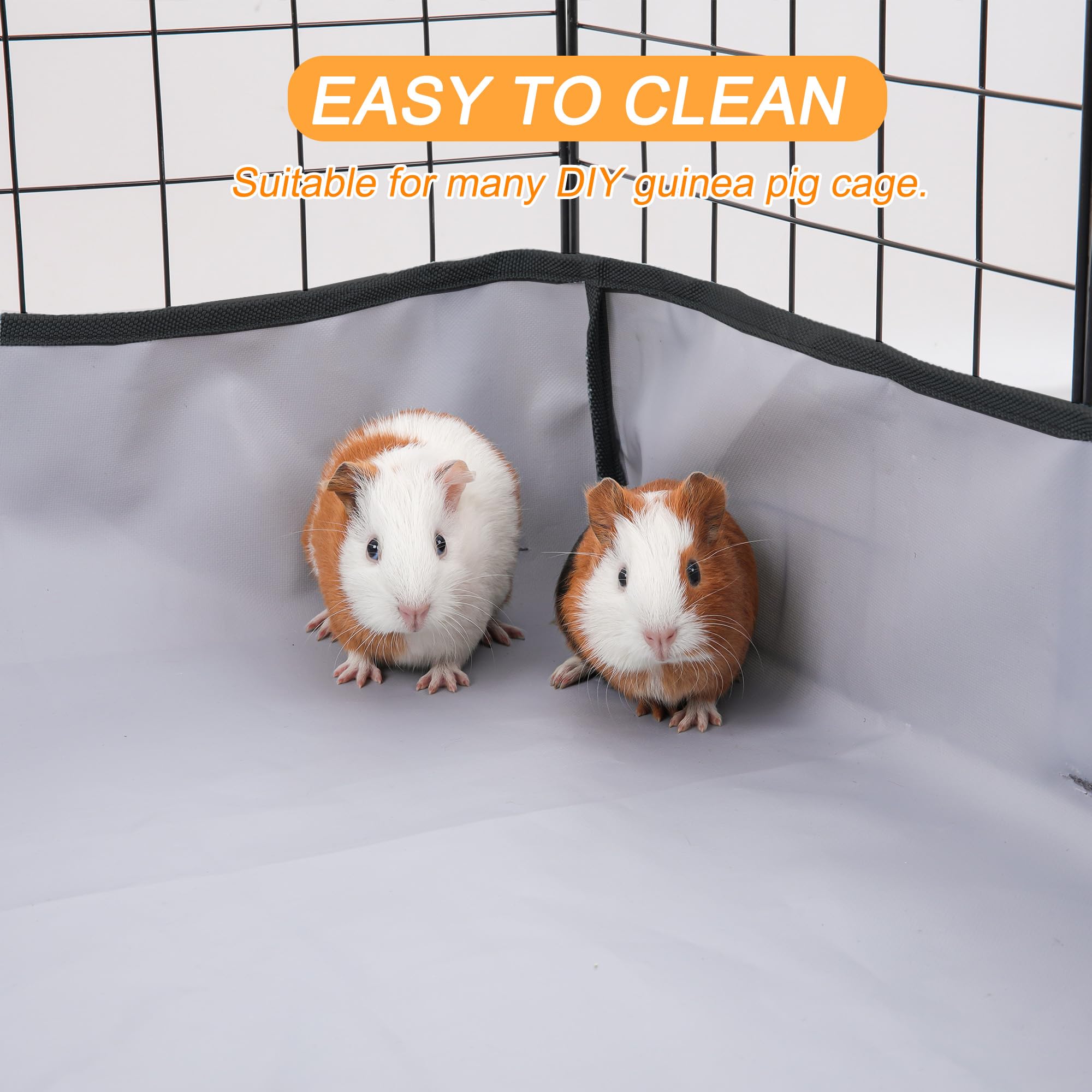 Dzwlkj Guinea Pig Cage Liner Tarp Bottom Waterproof And Washable Base Also For Rabbits, Bunny, Chinchesillas, Hedgehog, Ferrets