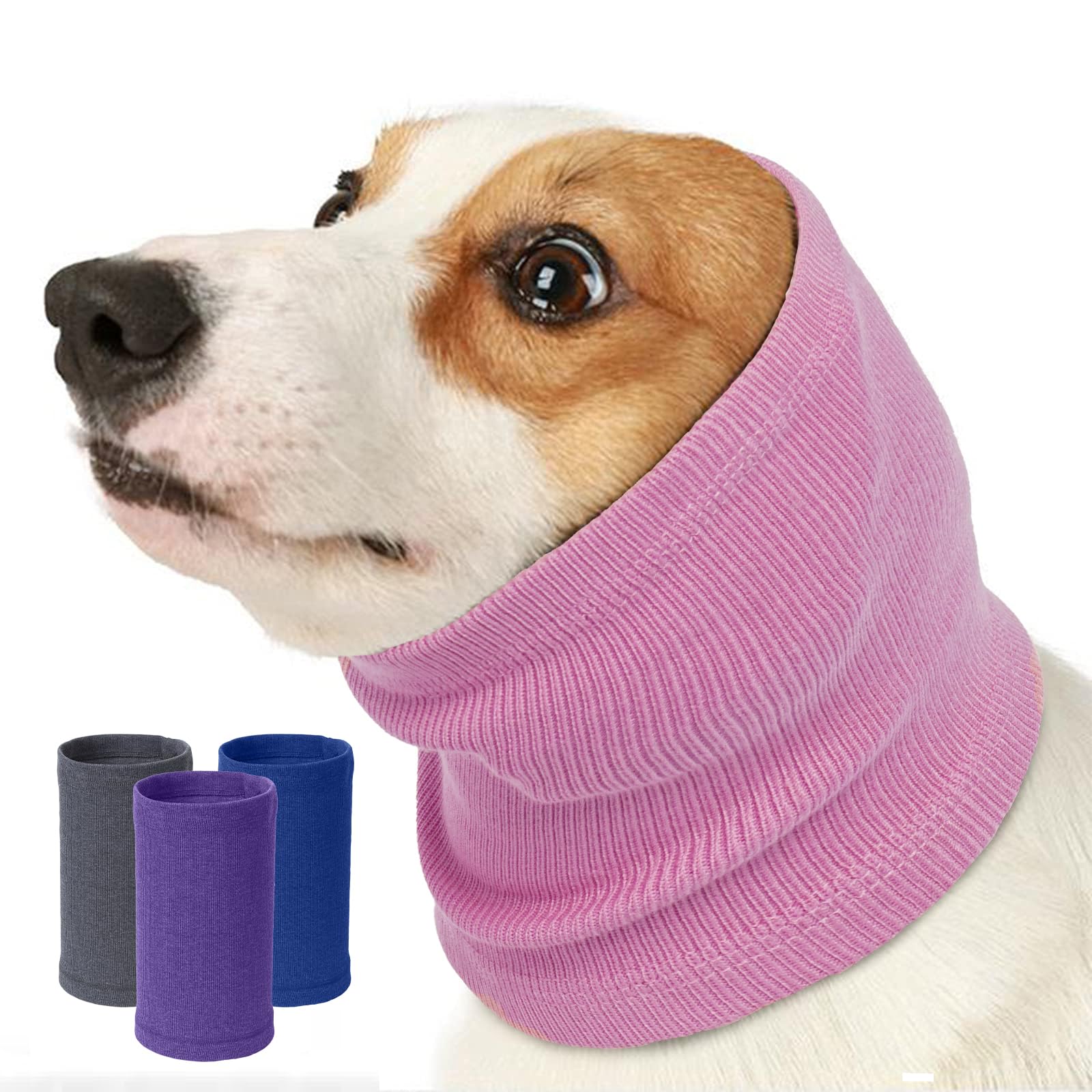 Nanaki Dog Hood Calming Ear Wrap, Quiet Headband Dog Head Cover Snood Doggy Ear Fireworks Muffs, The Grooming And Force Drying P